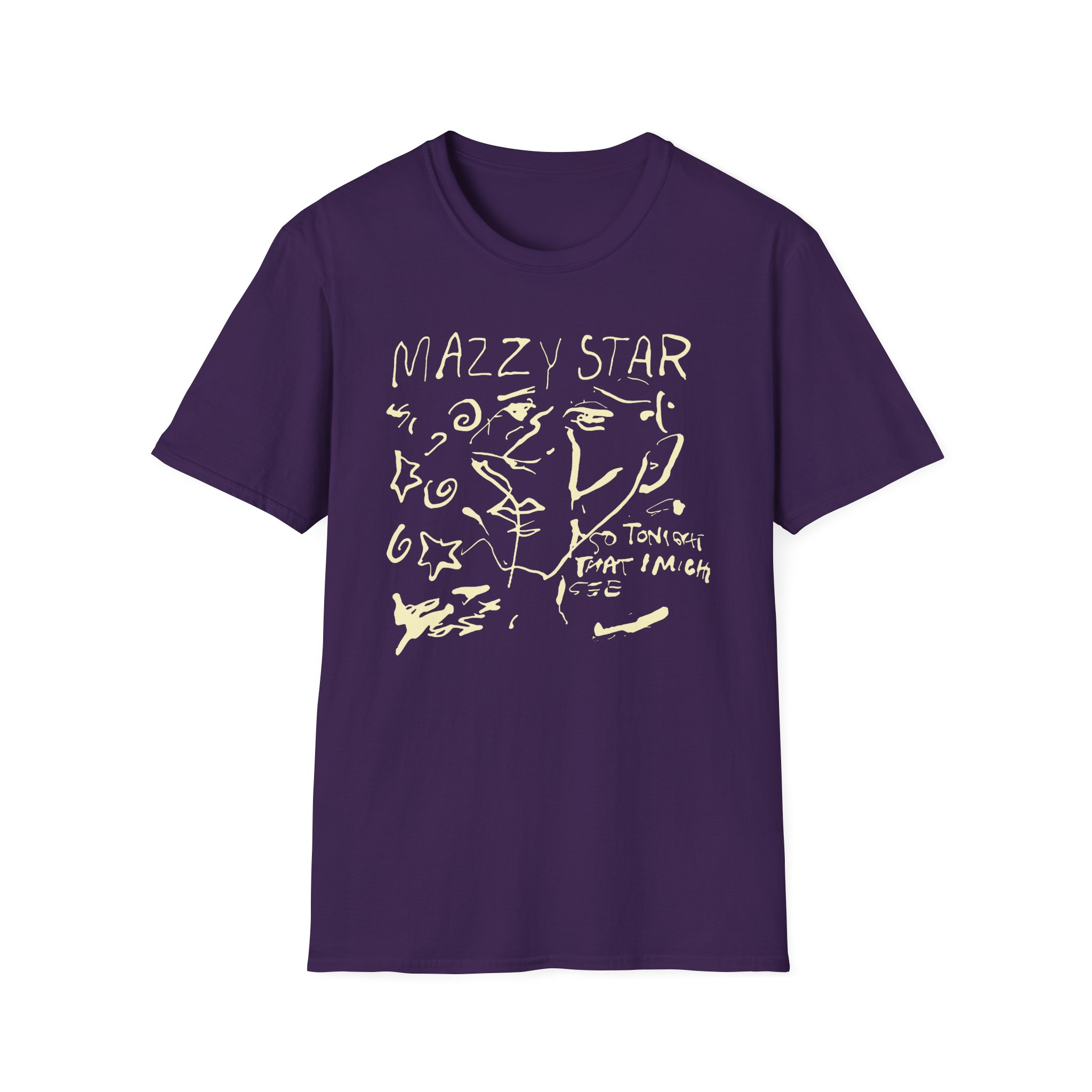 Binchtopia Max Wearing Mazzy Star 90s Unisex Softstyle T-Shirt