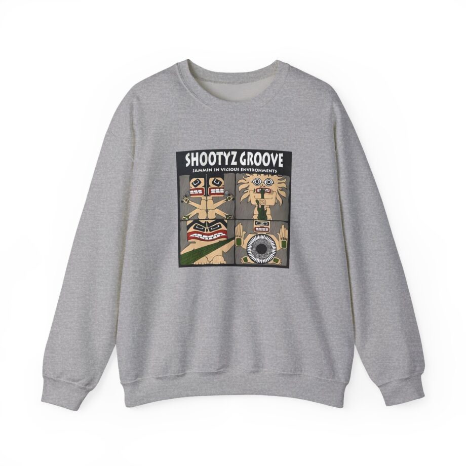 Shootyz Groove Jammin in Vicious Environments Album Cover Unisex Heavy Blend™ Crewneck Sweatshirt