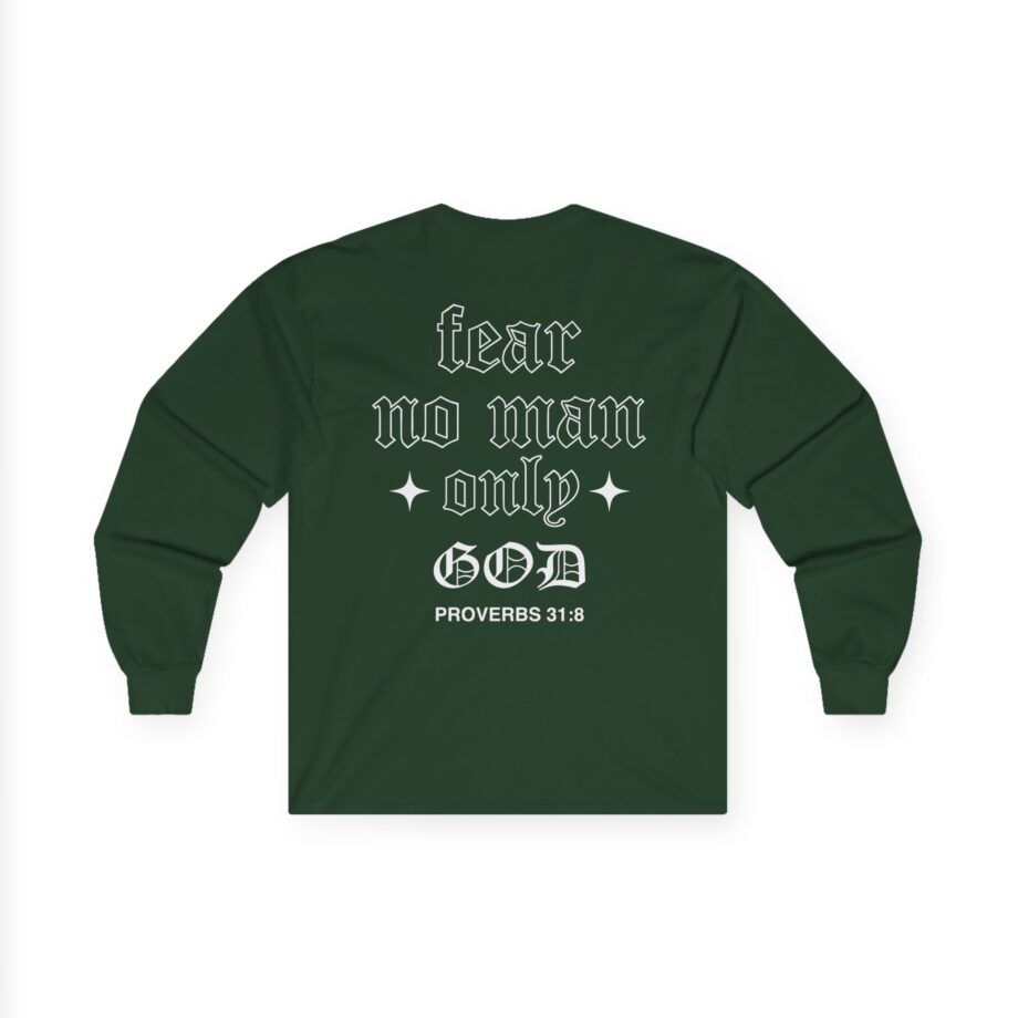 Ryan Garcia Fear No Man Only God Unisex Ultra Cotton Long Sleeve Tee