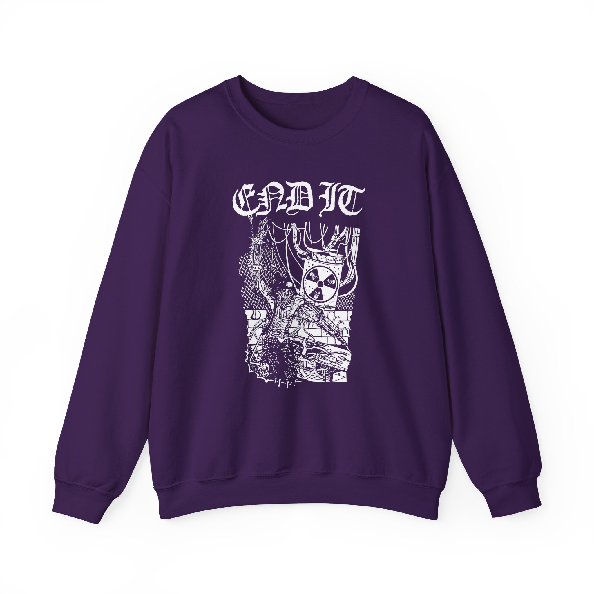 End It Radioactive Unisex Heavy Blend Crewneck Sweatshirt
