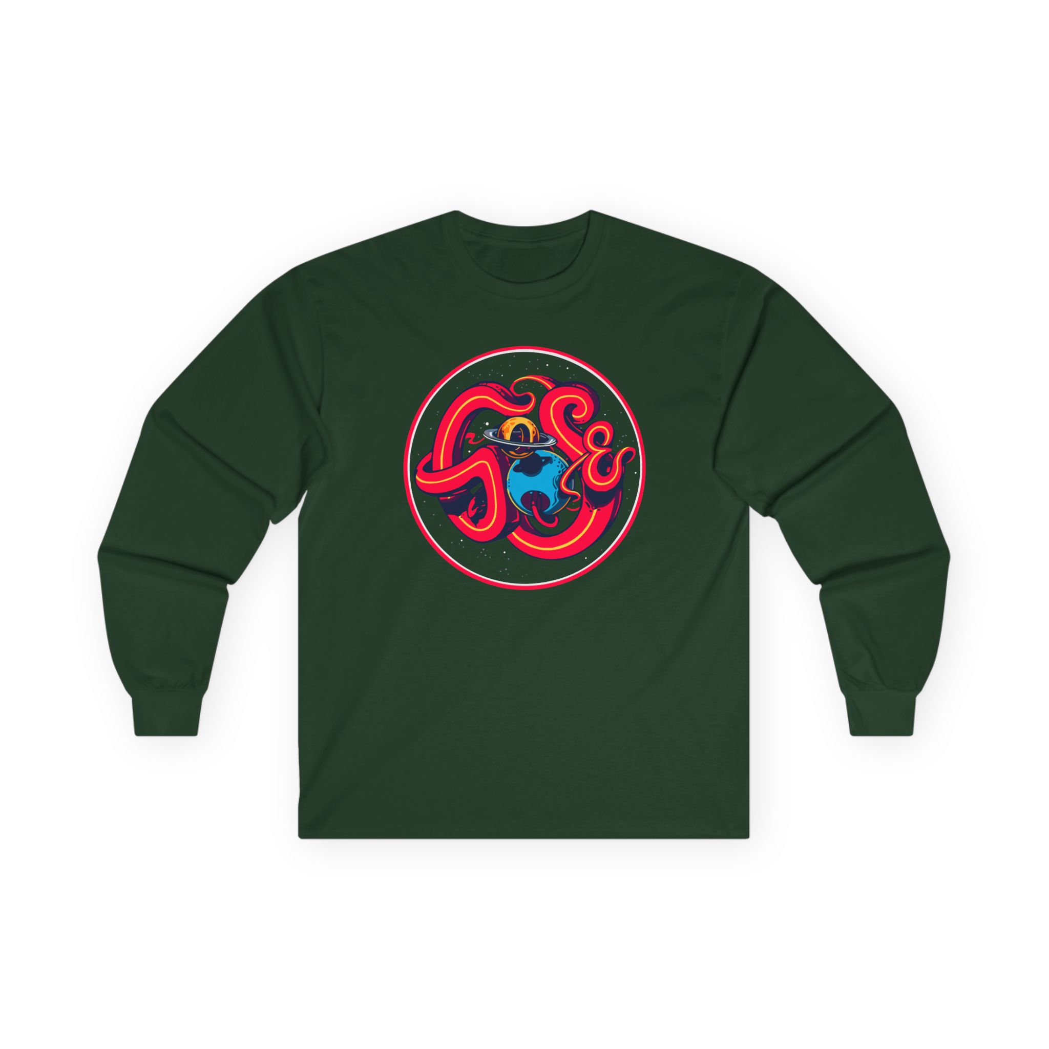 Goose Planetary Unisex Ultra Cotton Long Sleeve Tee