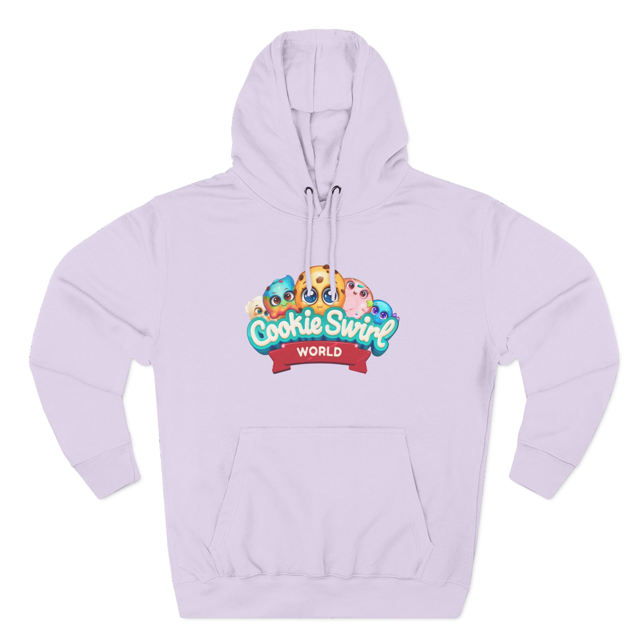 Cookieswirlc Three-Panel Fleece Hoodie