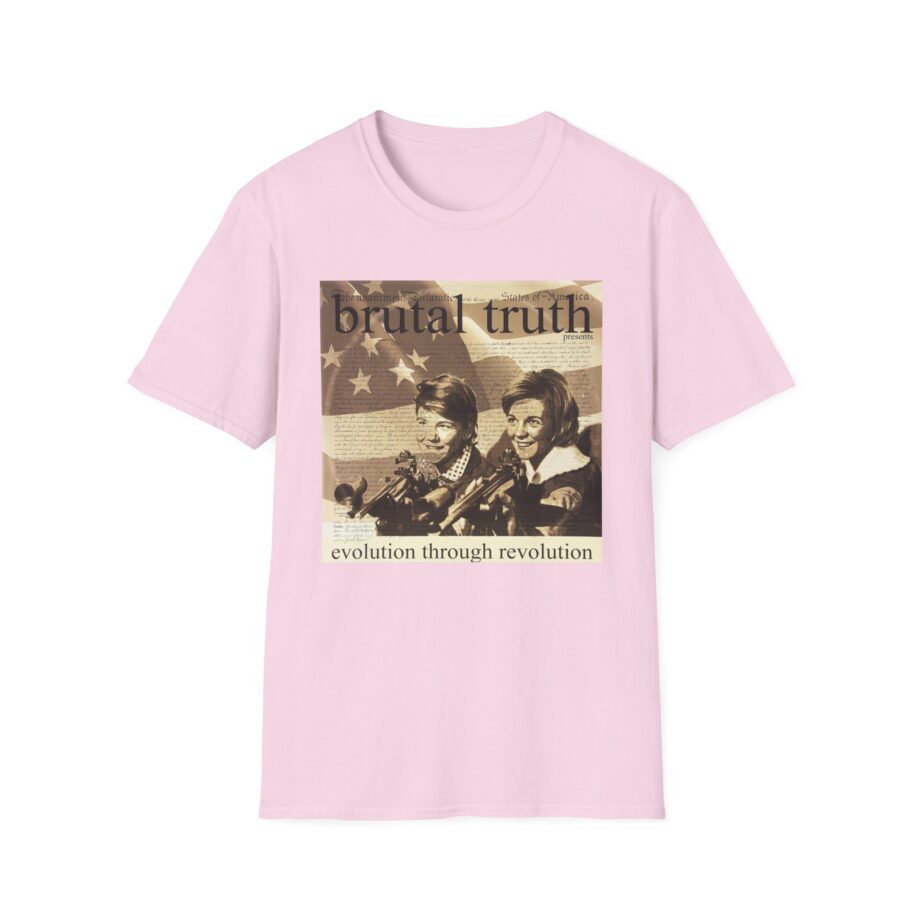 Brutal Truth Evolution Through Revolution Unisex Softstyle T-Shirt