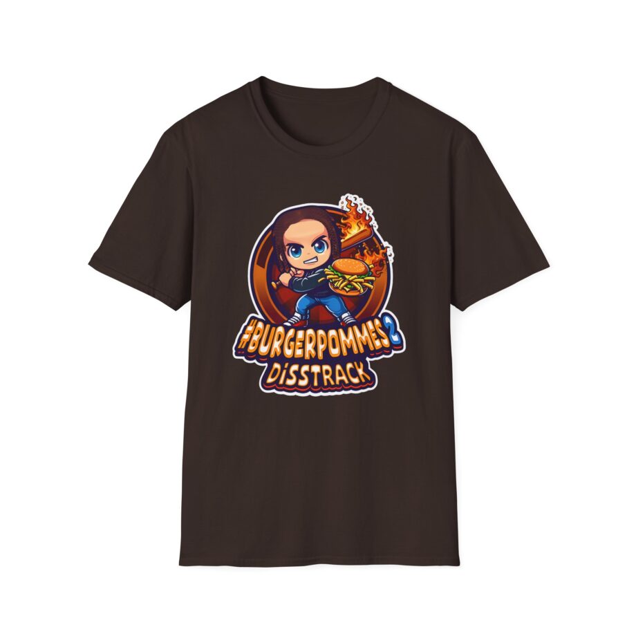 Burger Pommes Unisex Softstyle T-Shirt