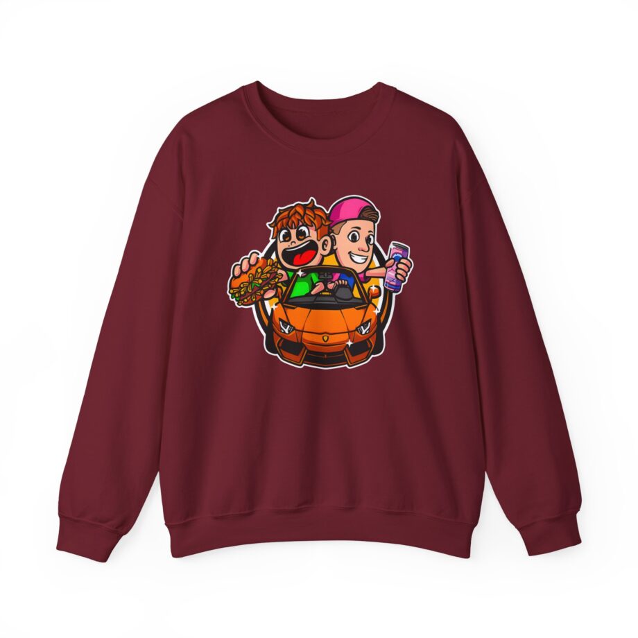 Burger Pommes Unisex Heavy Blend™ Crewneck Sweatshirt
