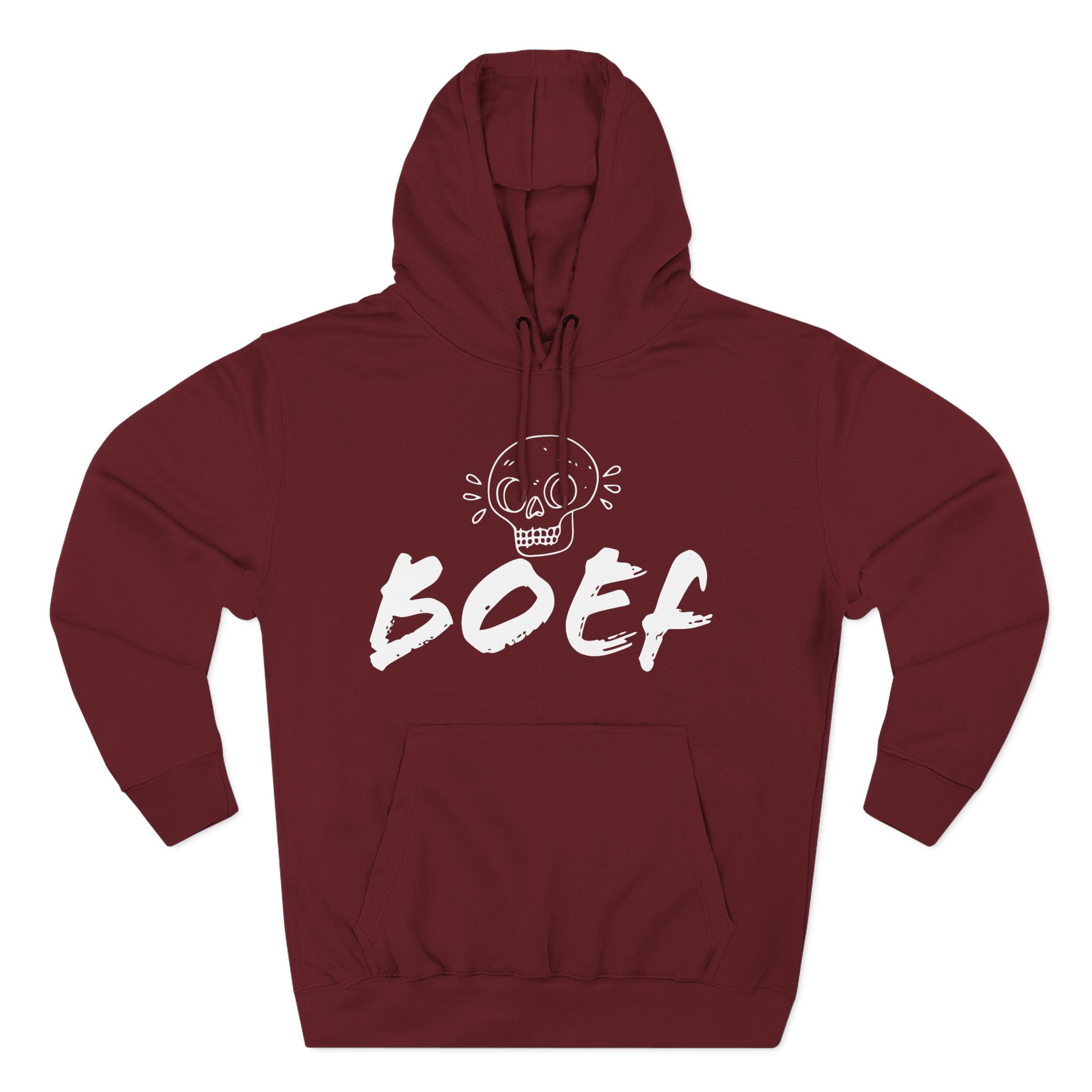 Boef Three-Panel Fleece Hoodie