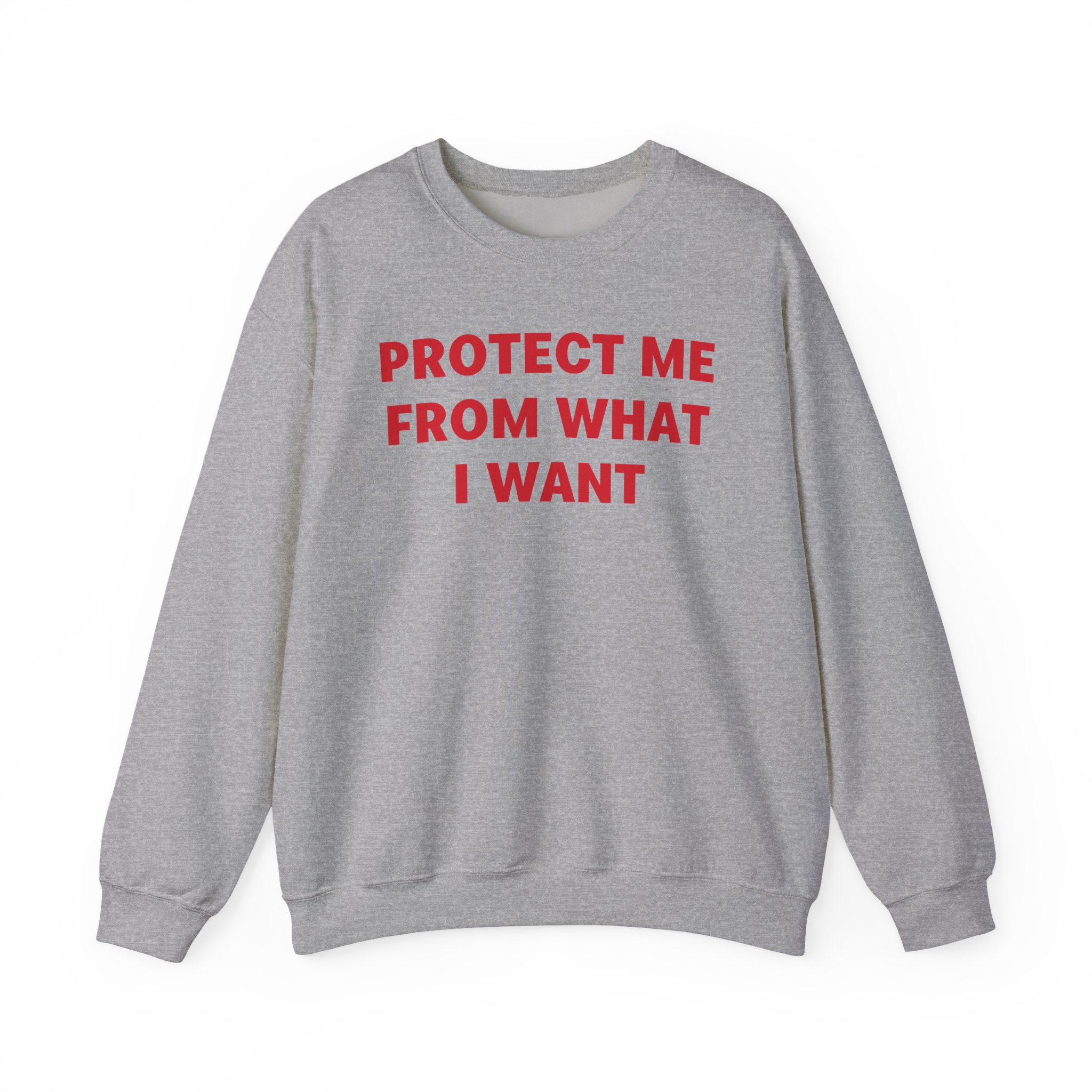 Jenny Holzer Protect Me From What I Want Unisex Heavy Blendâ„¢ Crewneck Sweatshirt