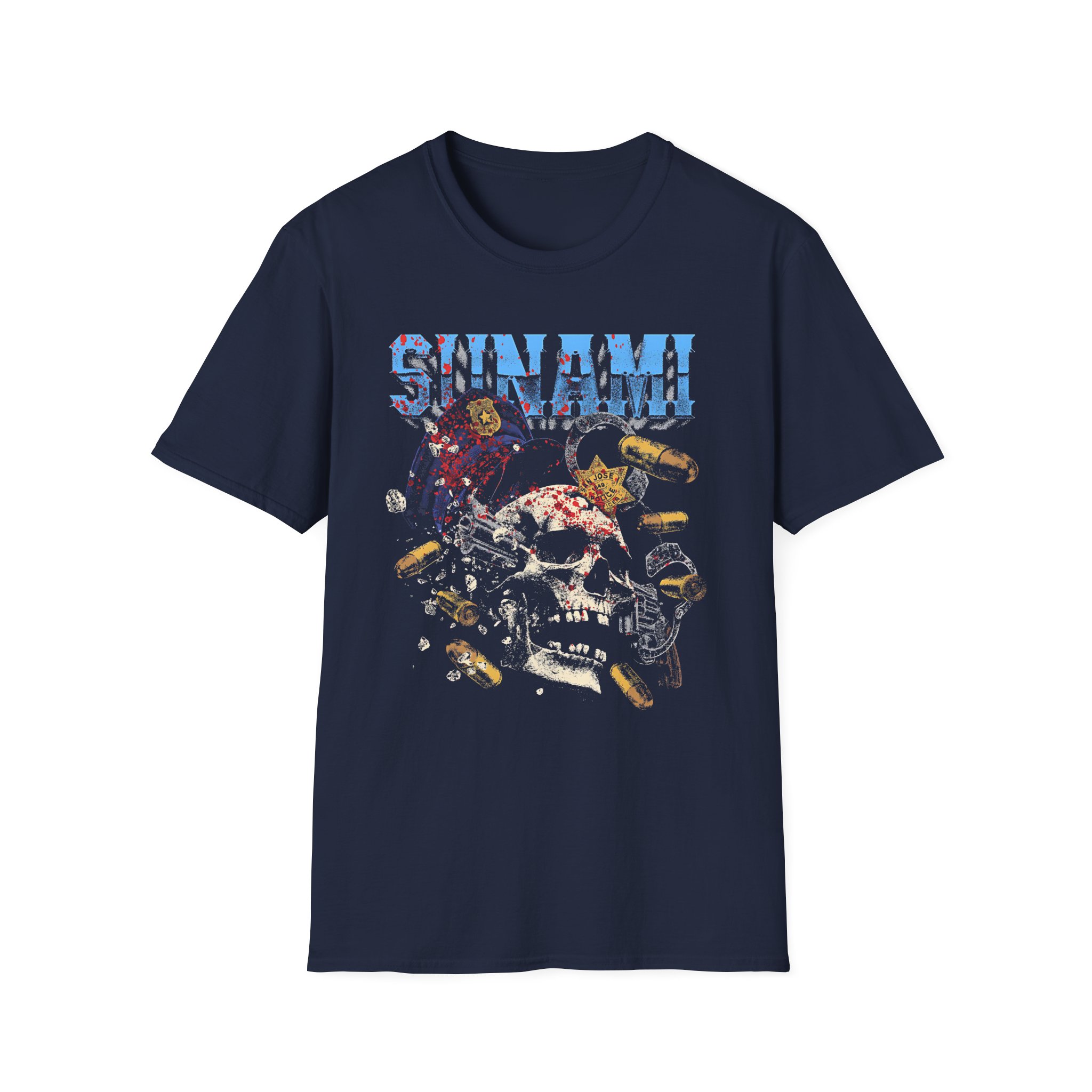 Sunami Skull Unisex Softstyle T-Shirt