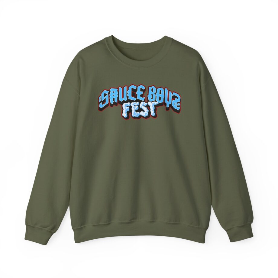 Eladio Carrion Sauce Boyz Fes Unisex Heavy Blend™ Crewneck Sweatshirt