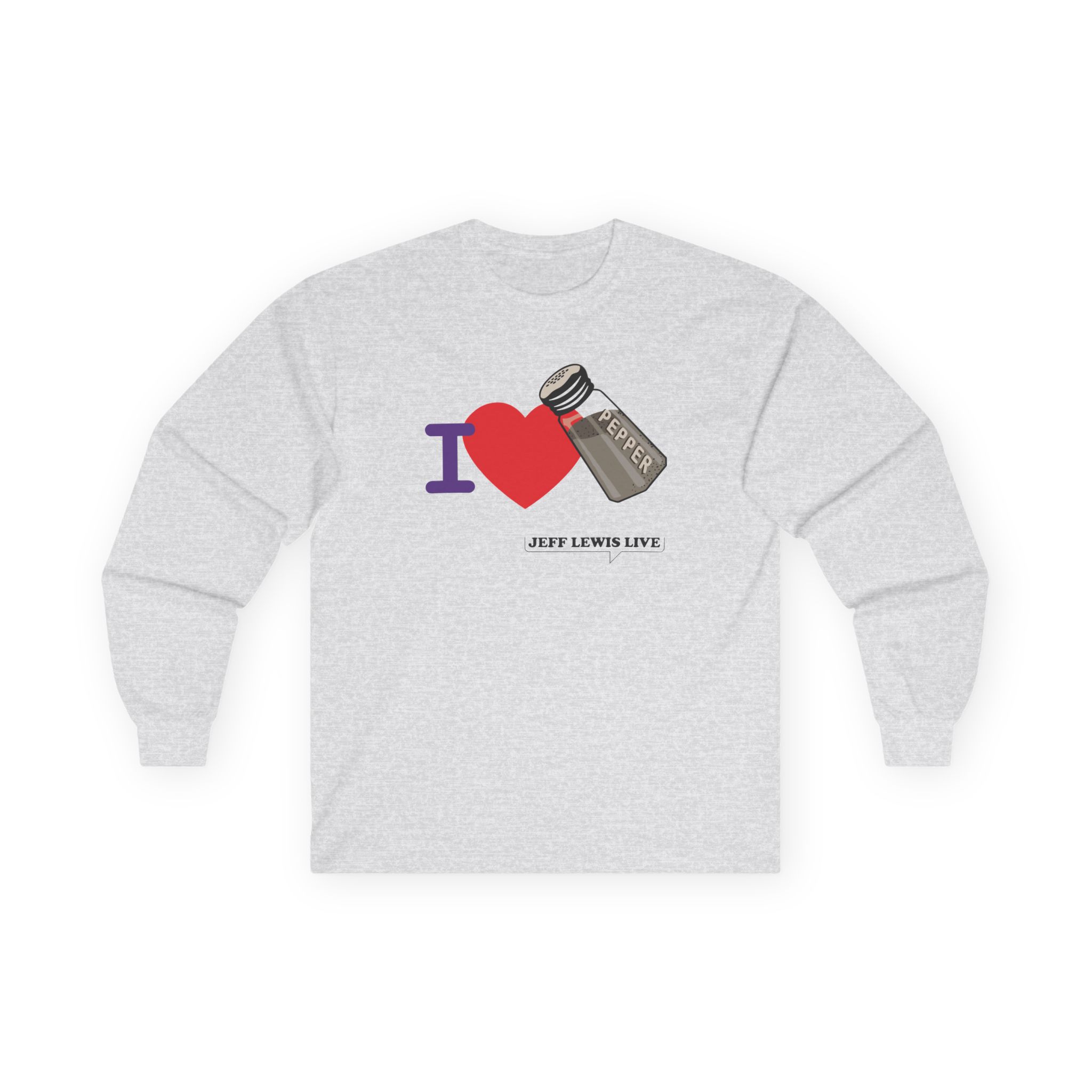 Jeff Lewis I Love Pepper Unisex Ultra Cotton Long Sleeve Tee