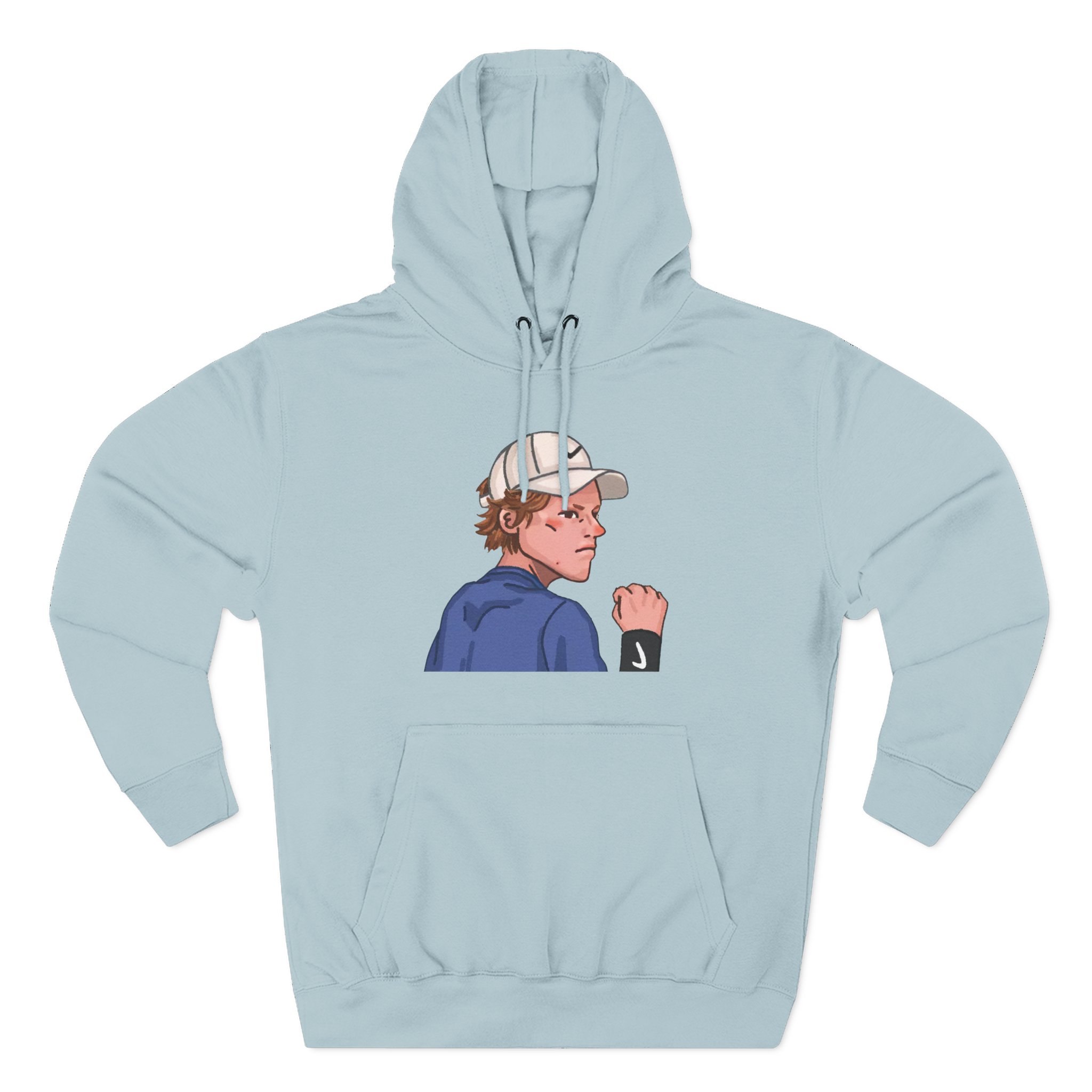 Jannik Sinner Three-Panel Fleece Hoodie