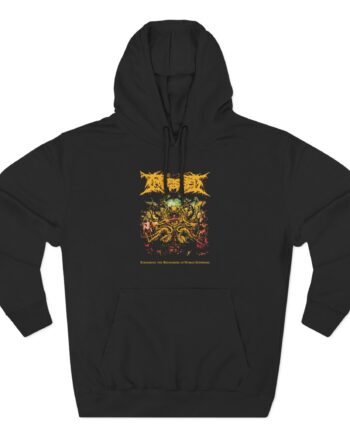 Boundaries Human Suffering Three-Panel Fleece Hoodie