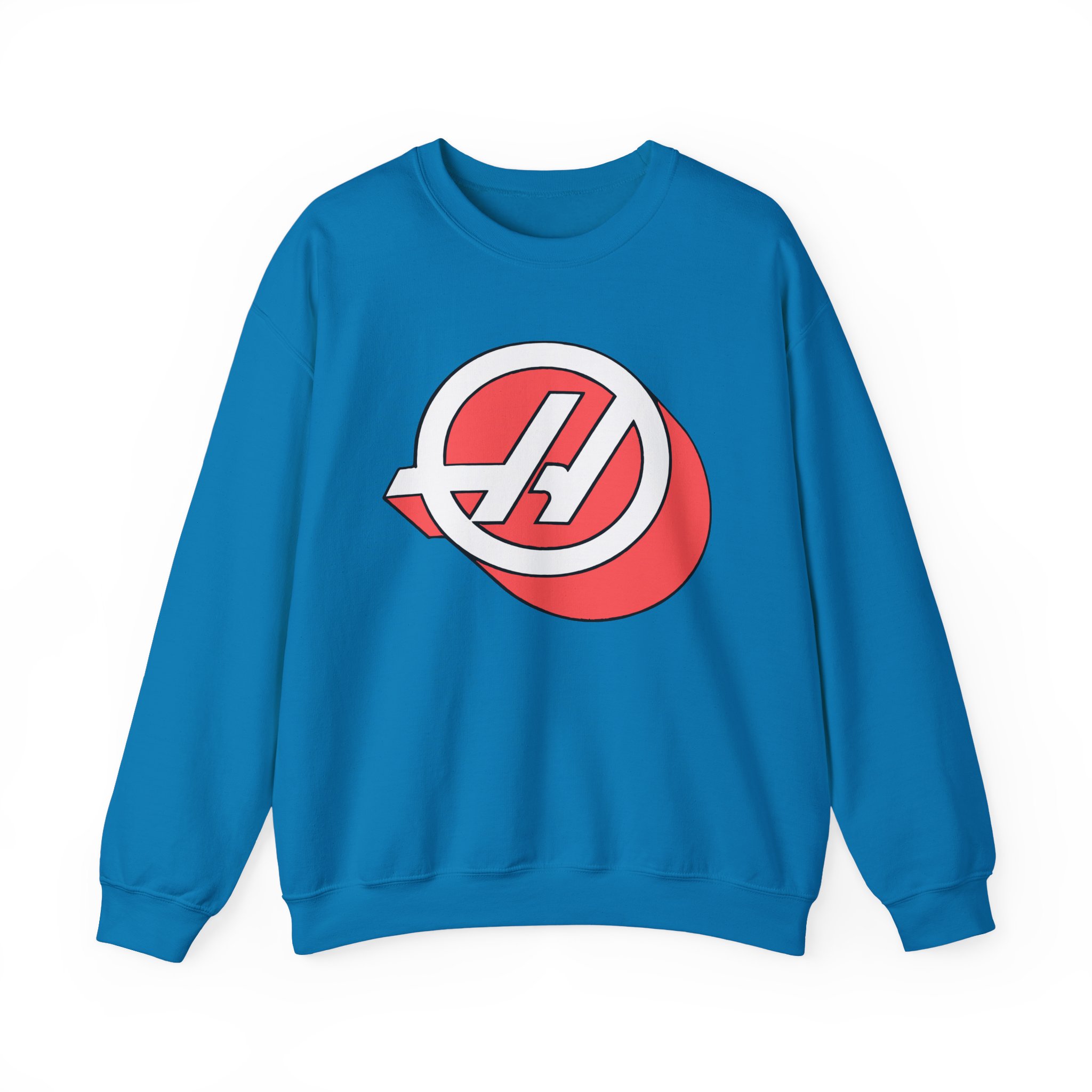 Haas F1 3d Roundel Unisex Heavy Blendâ„¢ Crewneck Sweatshirt
