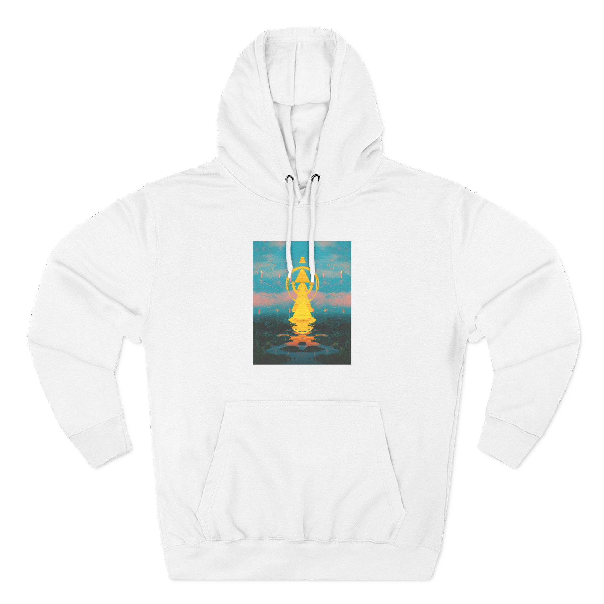Pretty Lights Admat Three-Panel Fleece Hoodie