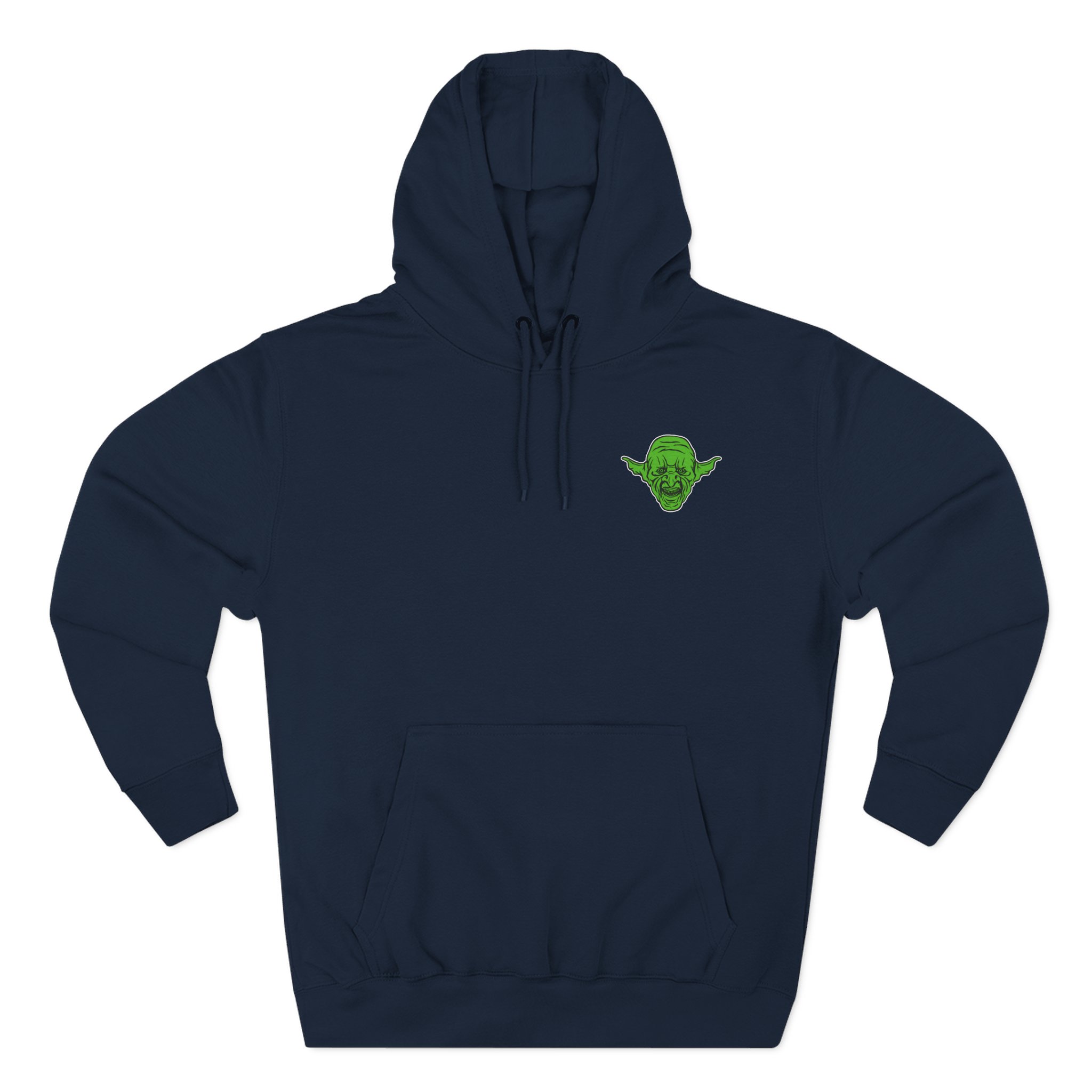 Nekrogoblikon Right Now Zip Up Three-Panel Fleece Hoodie
