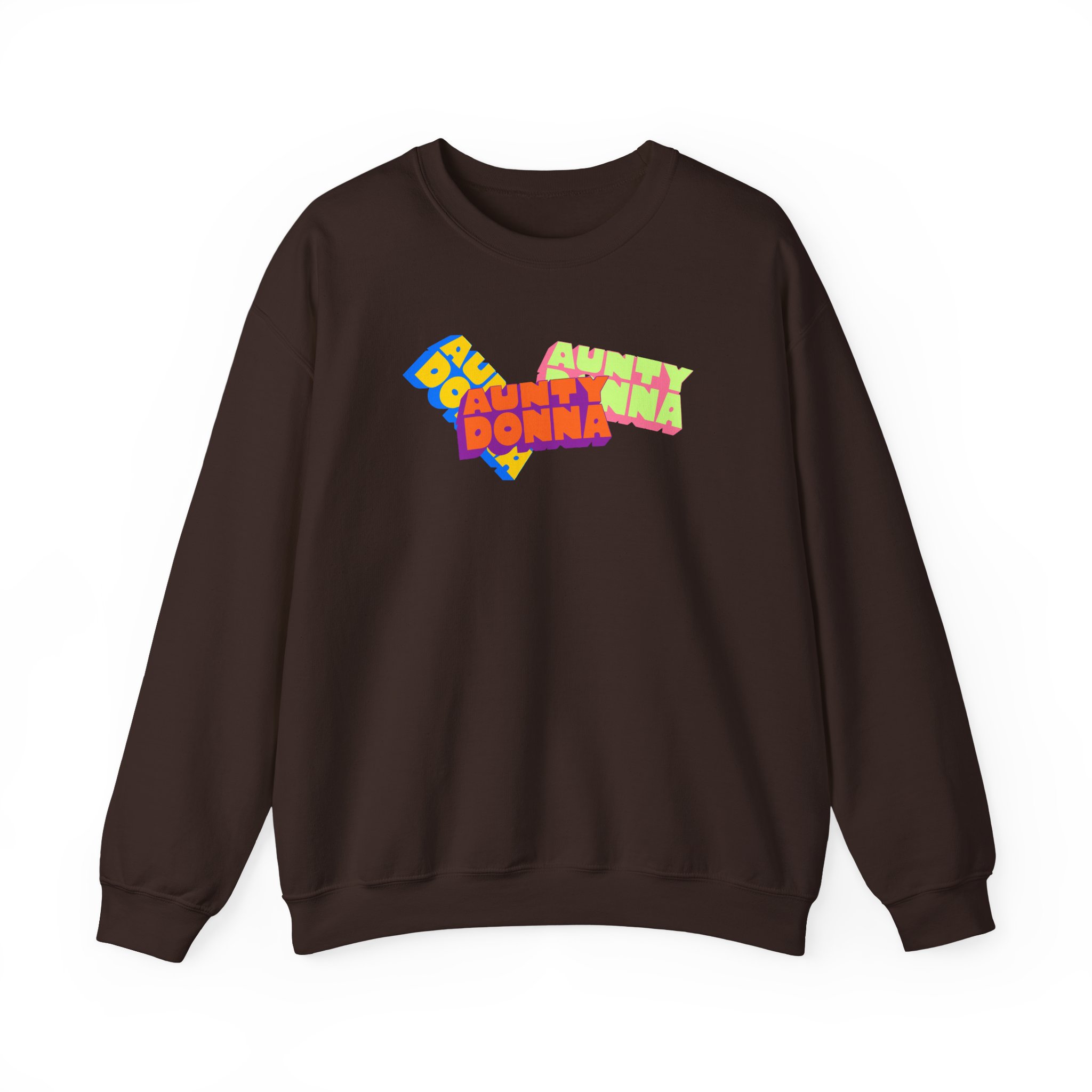 Aunty Donna Three Logo Unisex Heavy Blendâ„¢ Crewneck Sweatshirt