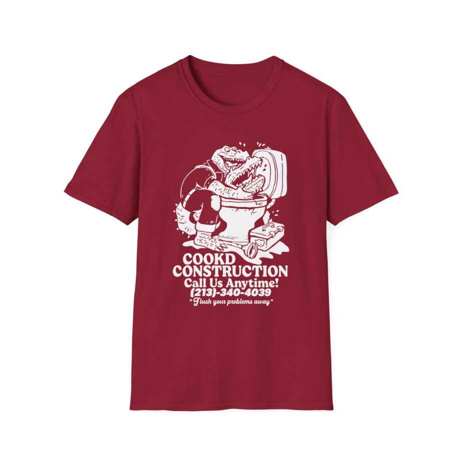 Lazarbeam  Cookd Construction Call Us Anytime Unisex Softstyle T-Shirt