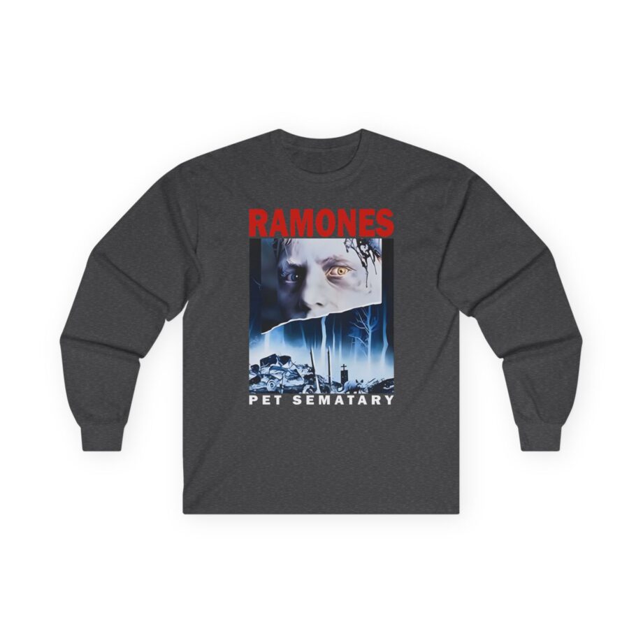 Ramones Pet Sematary T Shirt Unisex Ultra Cotton Long Sleeve Tee