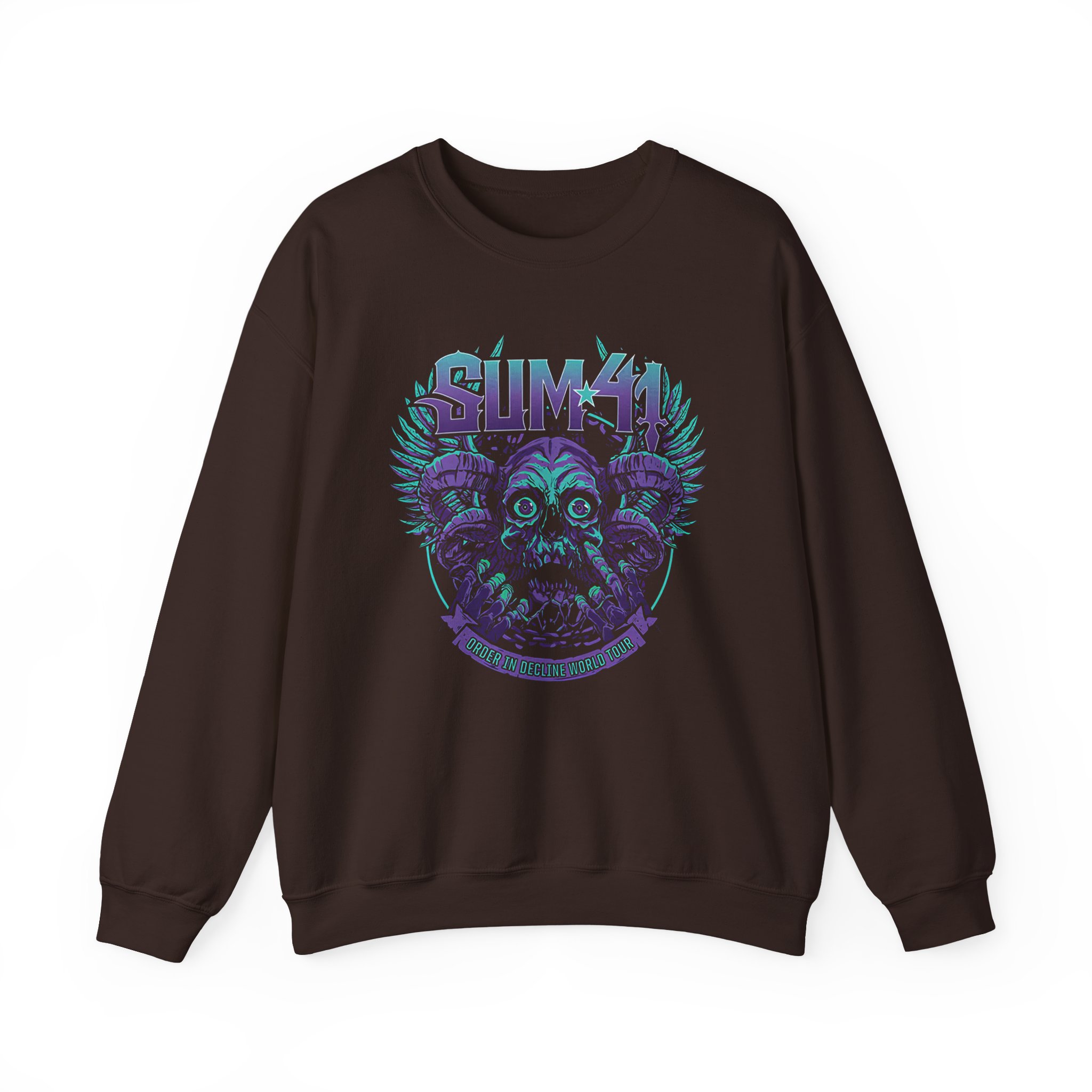 Sum 41 Order in Decline Tour Unisex Heavy Blendâ„¢ Crewneck Sweatshirt