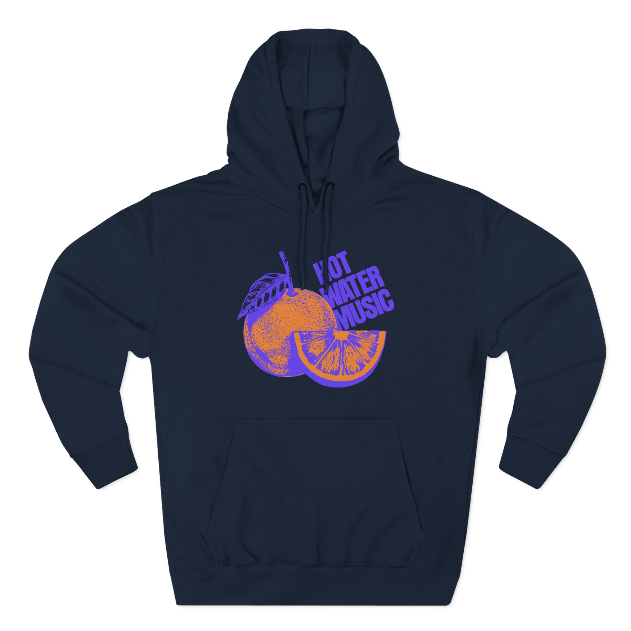 Hot Water Music Florida Orange Three-Panel Fleece Hoodie