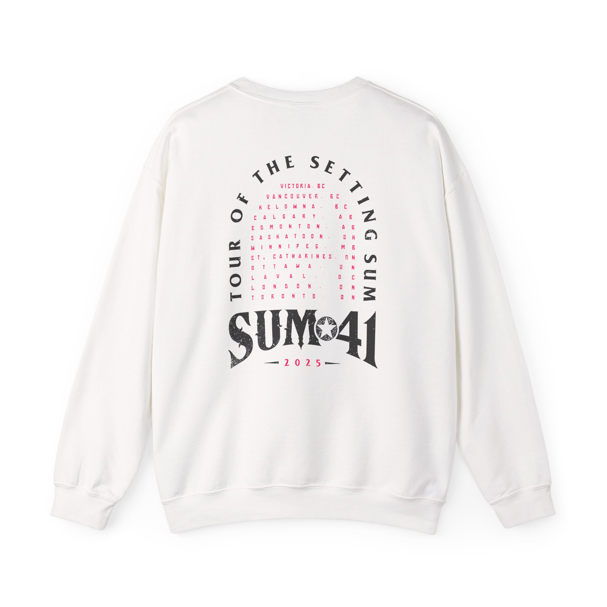 Sum 41 Tour of the Setting Sum Unisex Heavy Blendâ„¢ Crewneck Sweatshirt