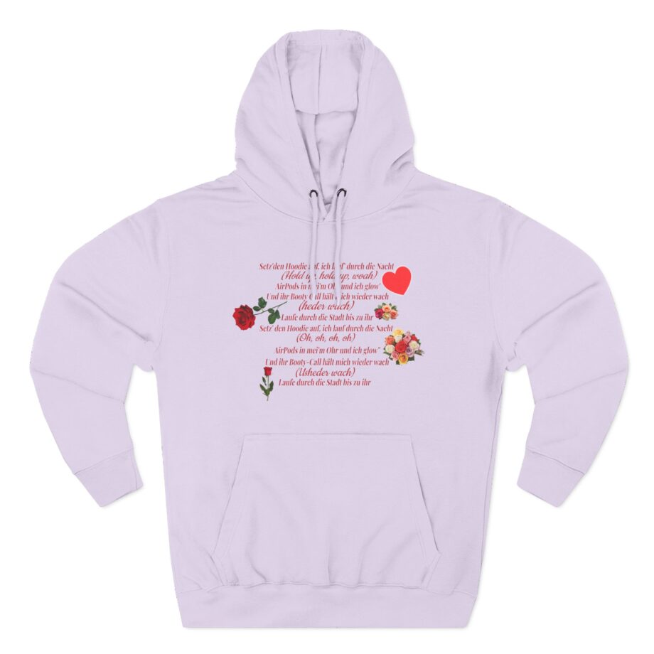 Papaplatte BIS ZU IHR Three-Panel Fleece Hoodie