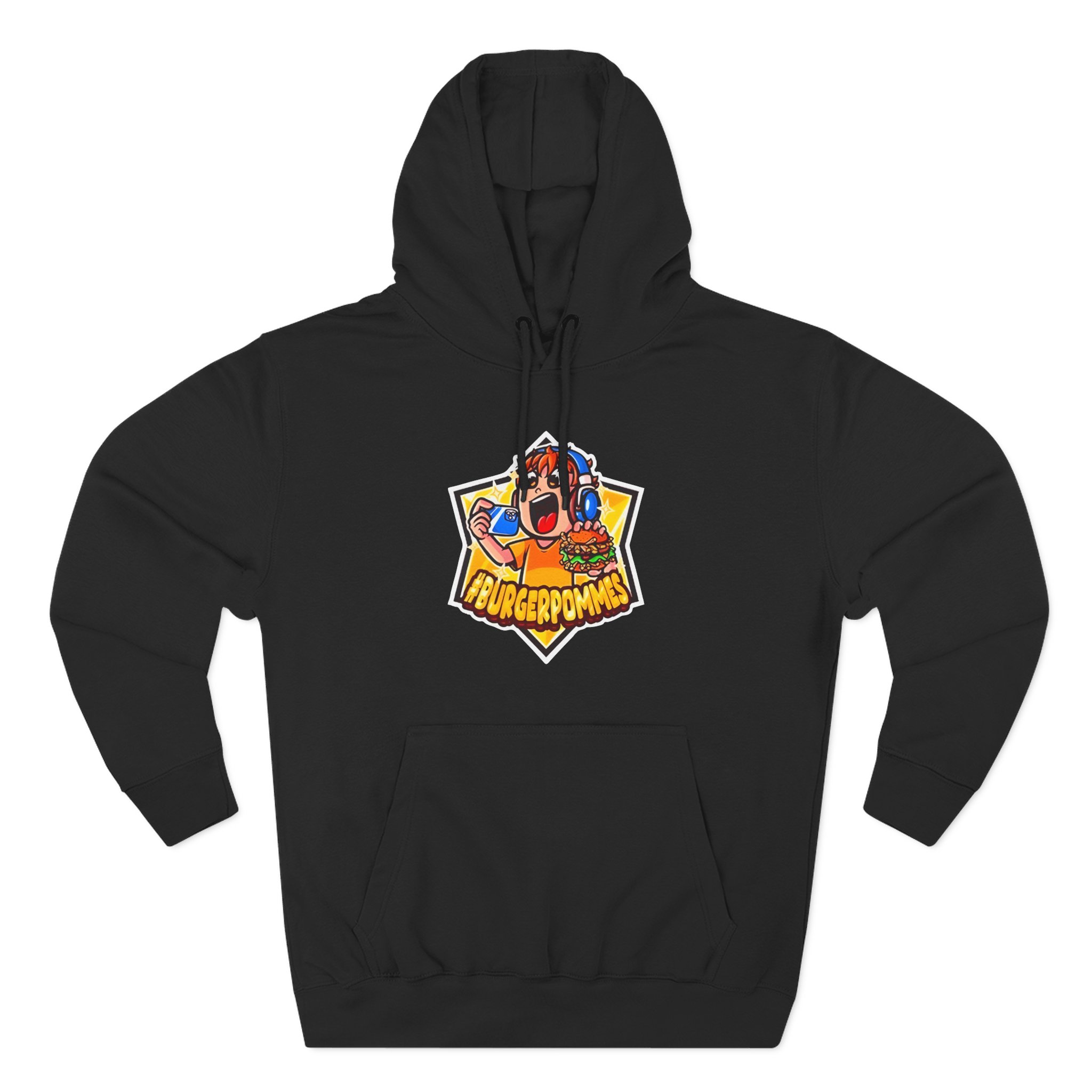Burger Pommes Three-Panel Fleece Hoodie