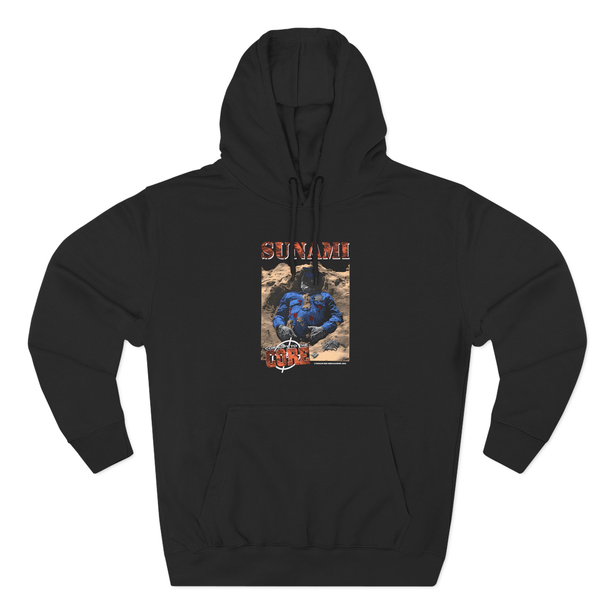Sunami Corrupt to the Core Three-Panel Fleece Hoodie