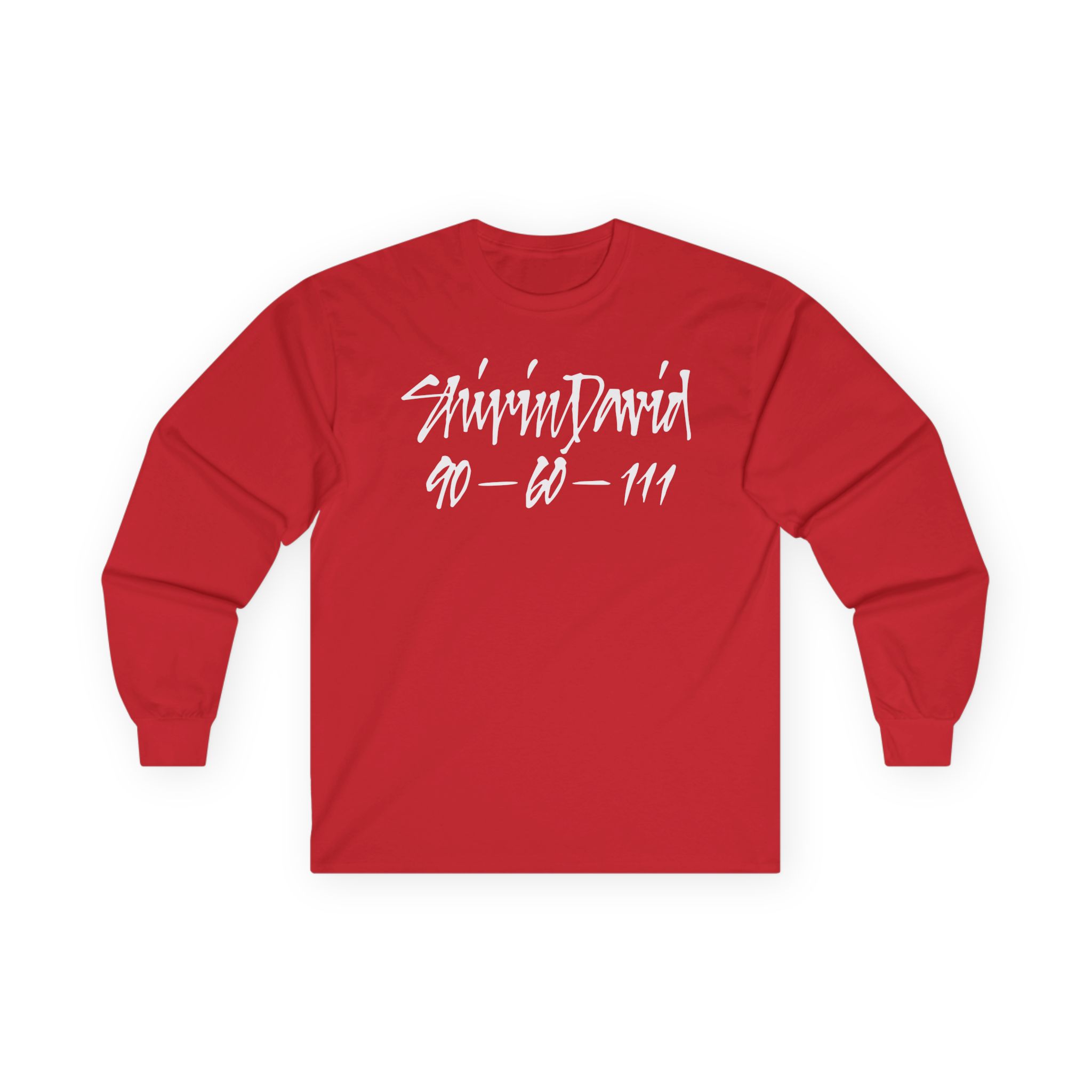 Shirin David 90-60-111 Text -  Unisex Ultra Cotton Long Sleeve Tee