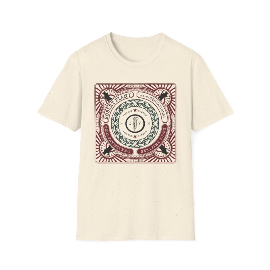 Robert Plant Retrographic Unisex Softstyle T-Shirt