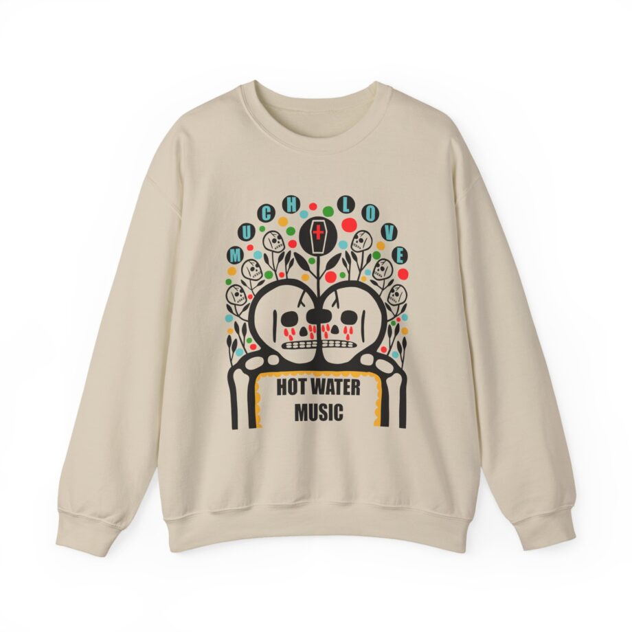 Hot Water Music Much Love Unisex Heavy Blend™ Crewneck Sweatshirt