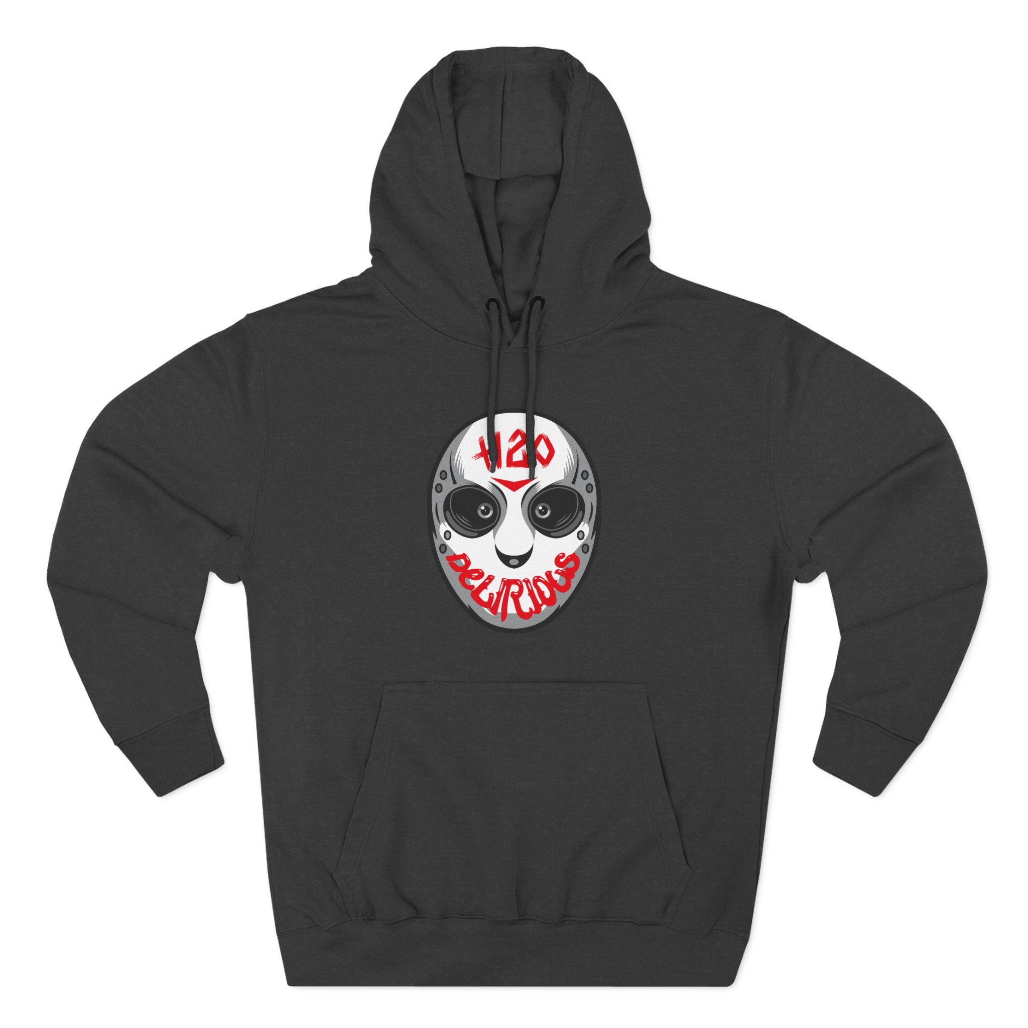 H2odelirious Face Mask Logo Three-Panel Fleece Hoodie