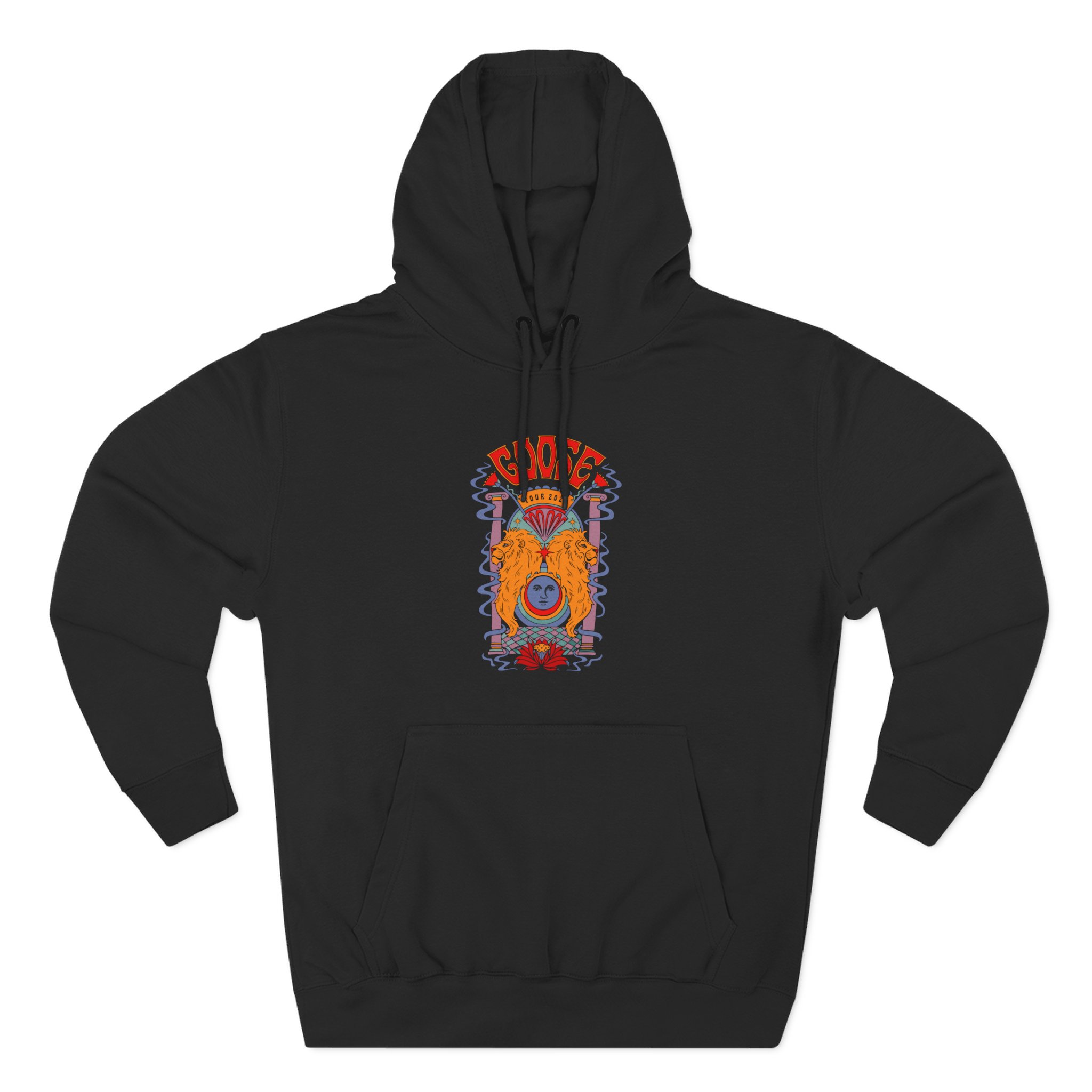 Goose Three-Panel Fleece Hoodie