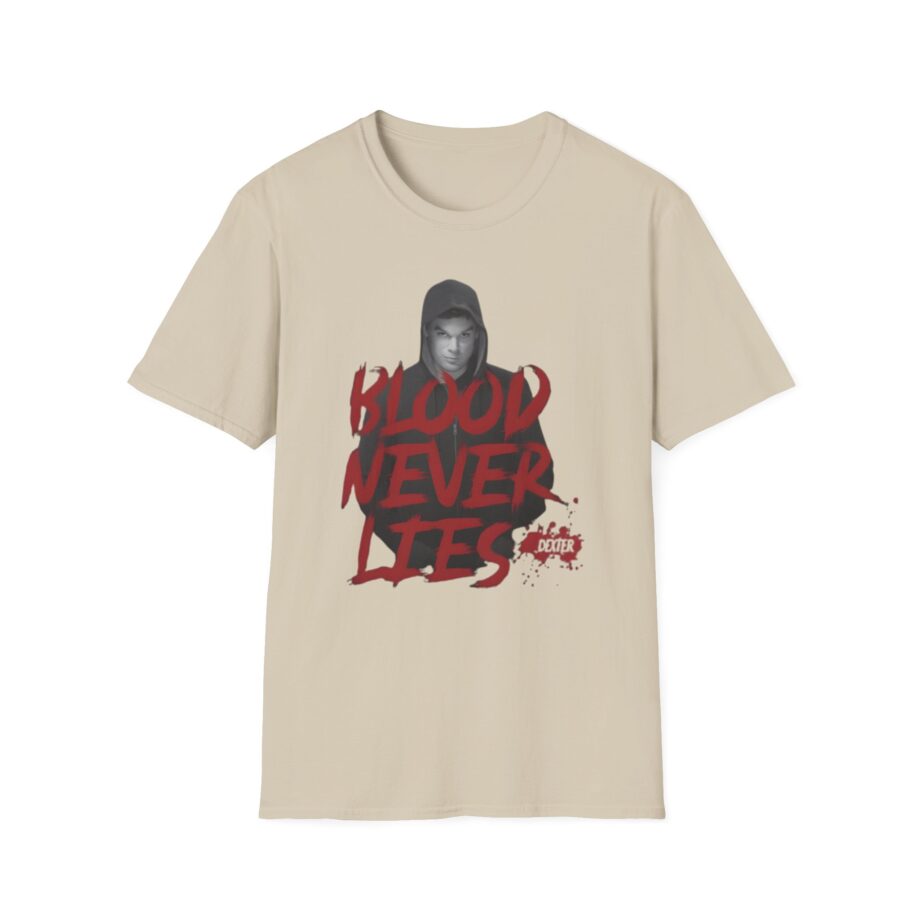 Dexter Blood Never Lies Unisex Softstyle T-Shirt