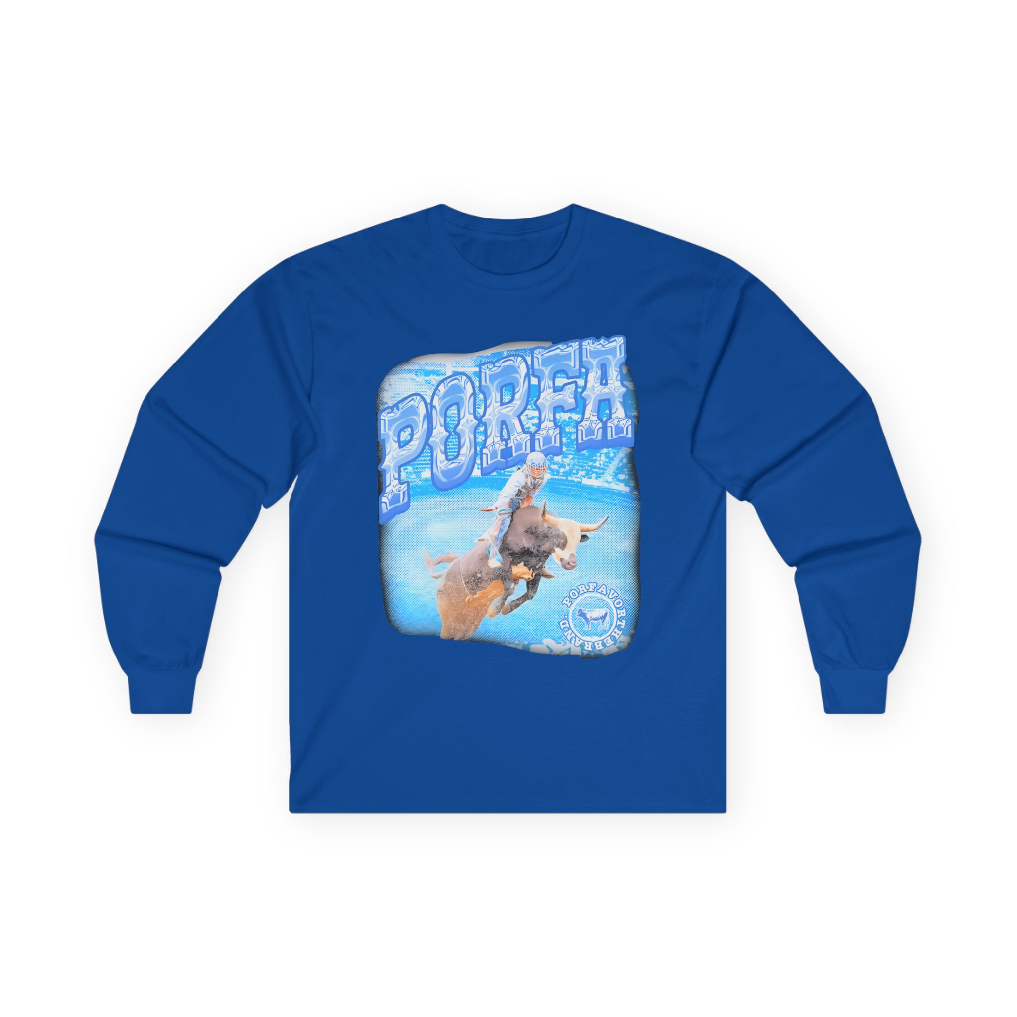 Porfa Rodeo Por Favor Unisex Ultra Cotton Long Sleeve Tee