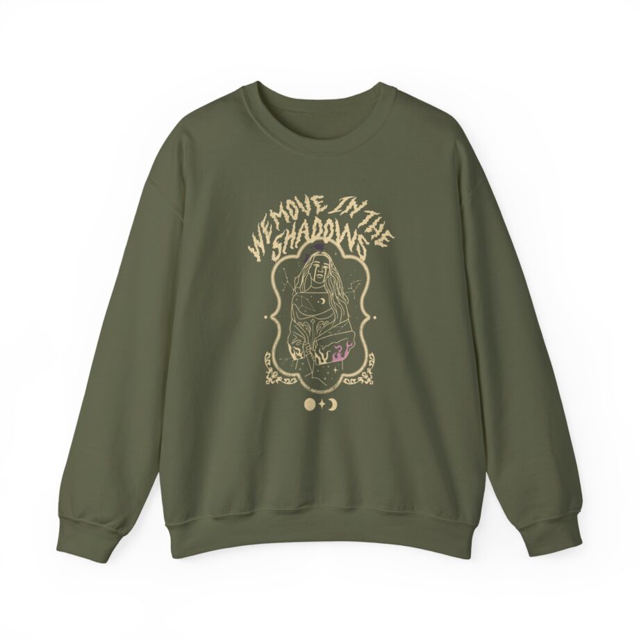 Charlotte Dobre We Move in the Shadows Unisex Heavy Blend™ Crewneck Sweatshirt