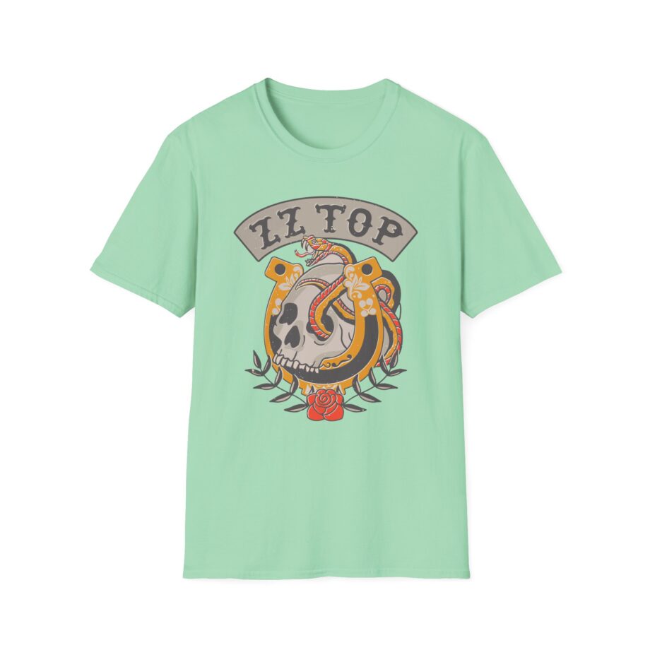 ZZ Top Skull Unisex Softstyle T-Shirt