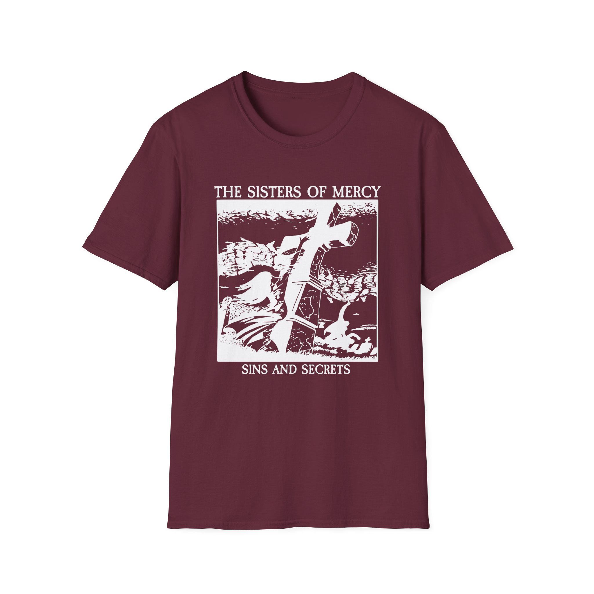 The Sisters Of Mercy Sins And Secrets Unisex Softstyle T-Shirt
