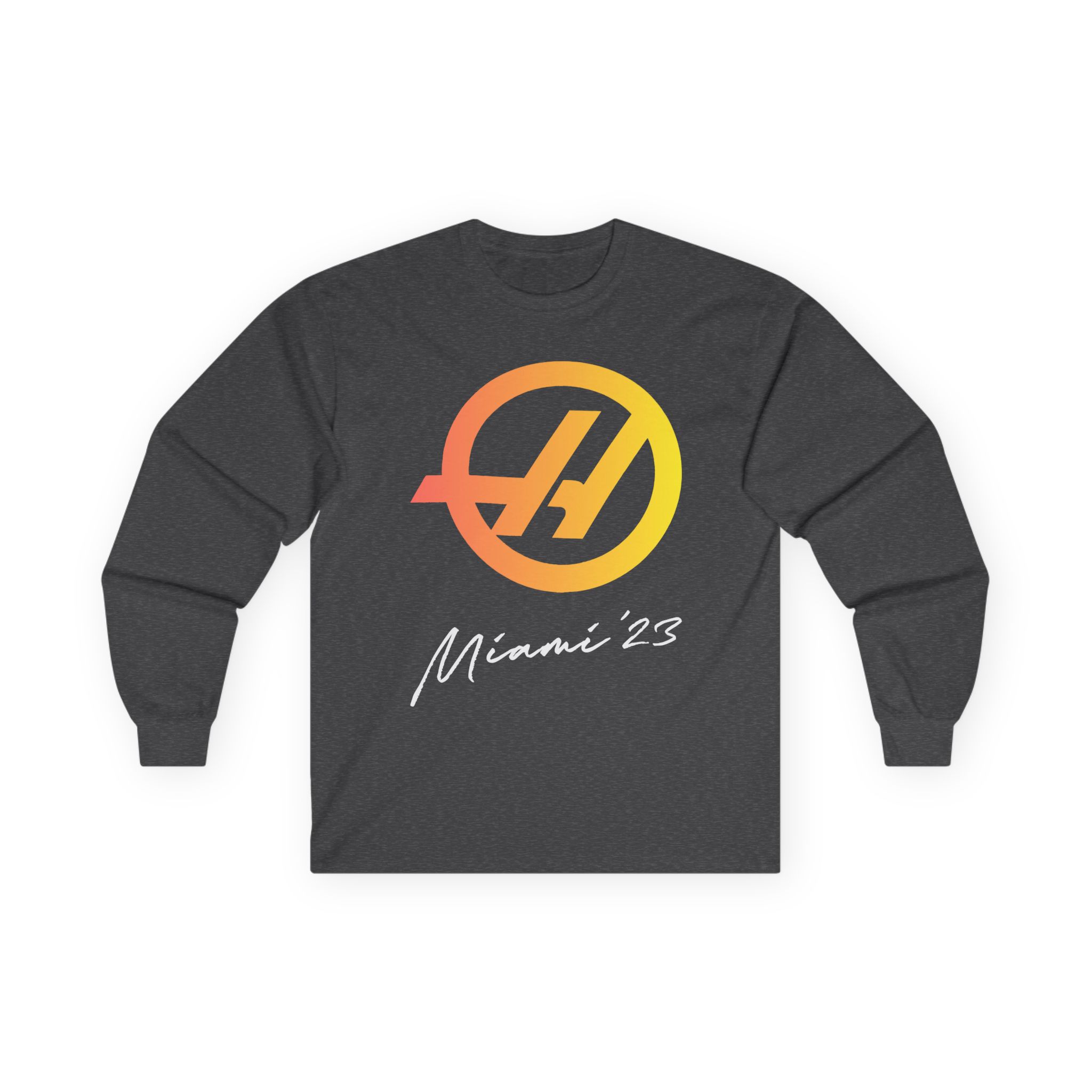 Haas F1 Miami Gp Unisex Ultra Cotton Long Sleeve Tee