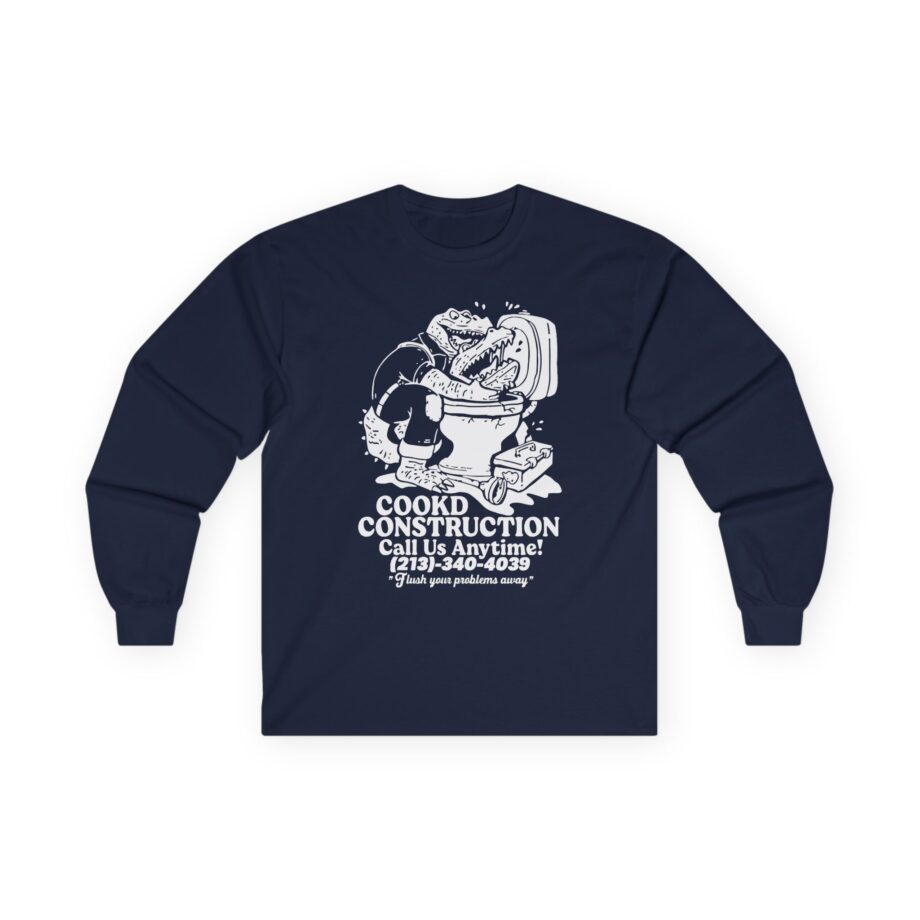 Lazarbeam  Cookd Construction Call Us Anytime Unisex Ultra Cotton Long Sleeve Tee