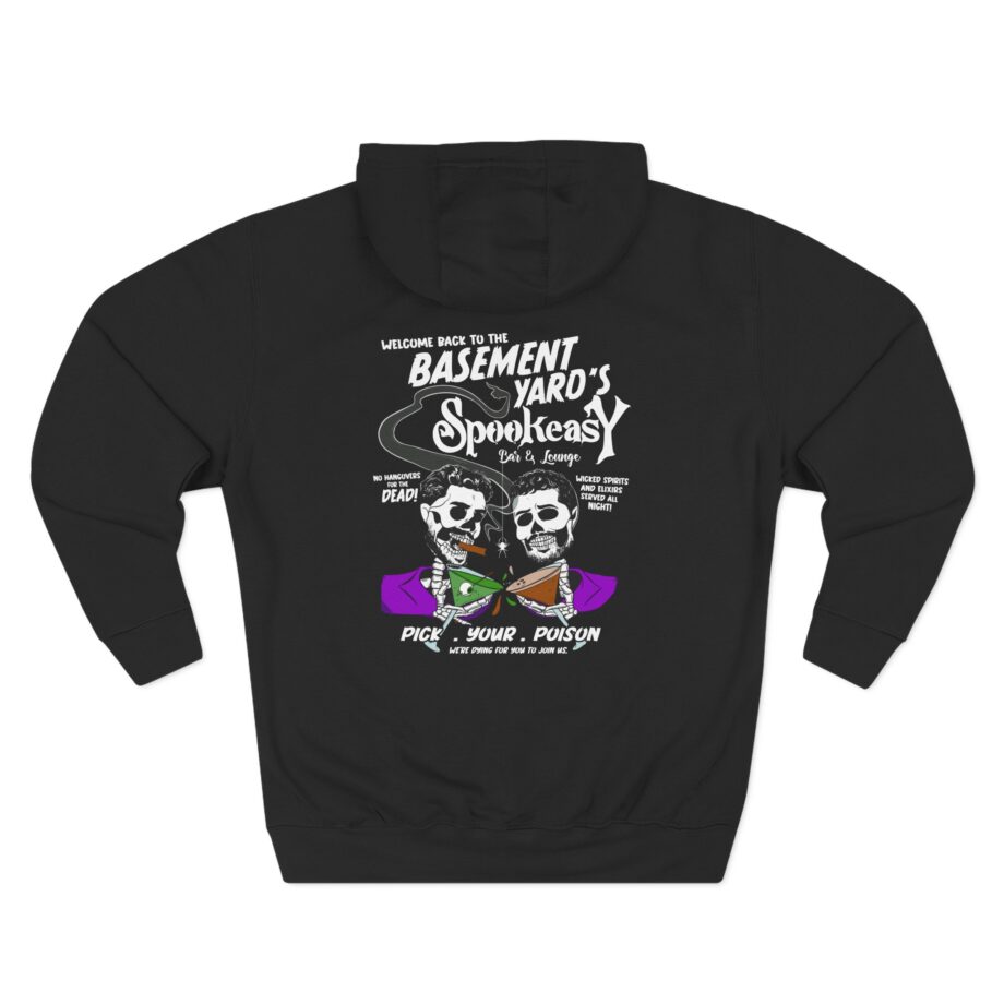 Basement Yard the Spookeasy Bar & Lounge Three-Panel Fleece Hoodie