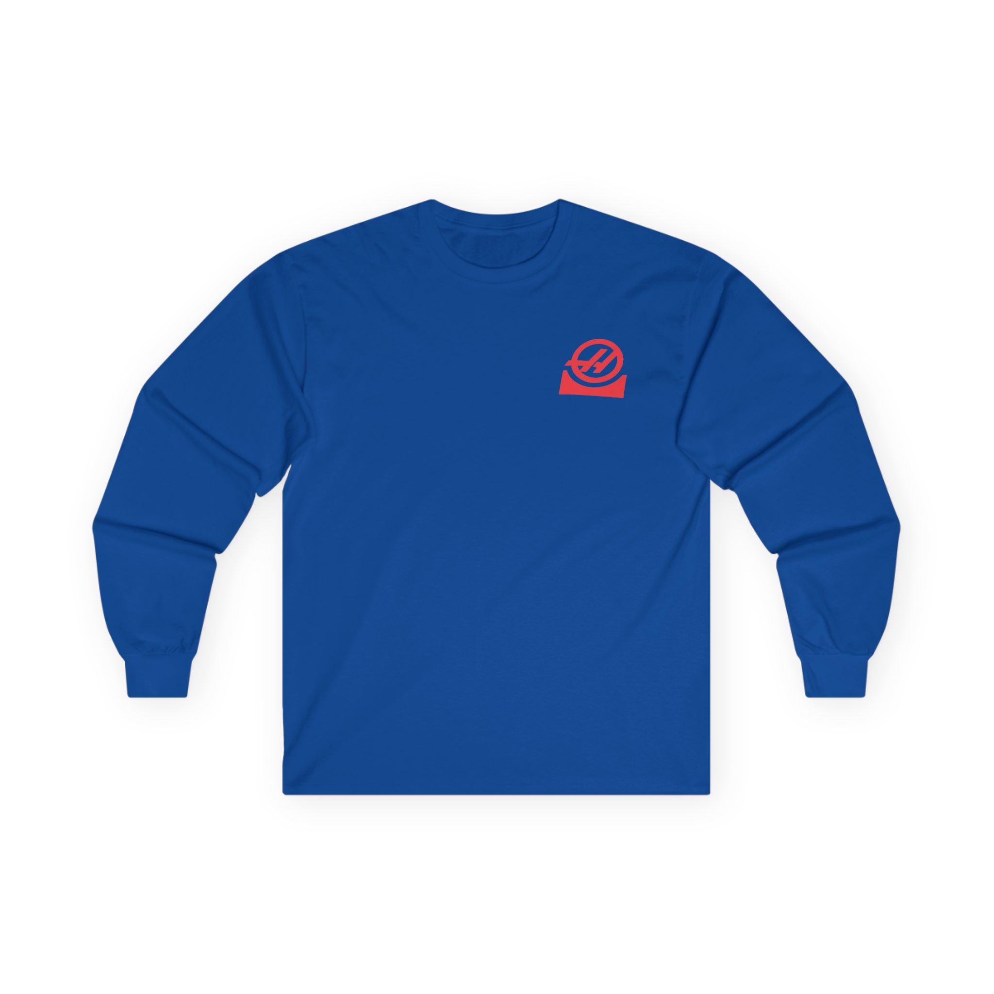 Haas F1 Color Block Unisex Ultra Cotton Long Sleeve Tee