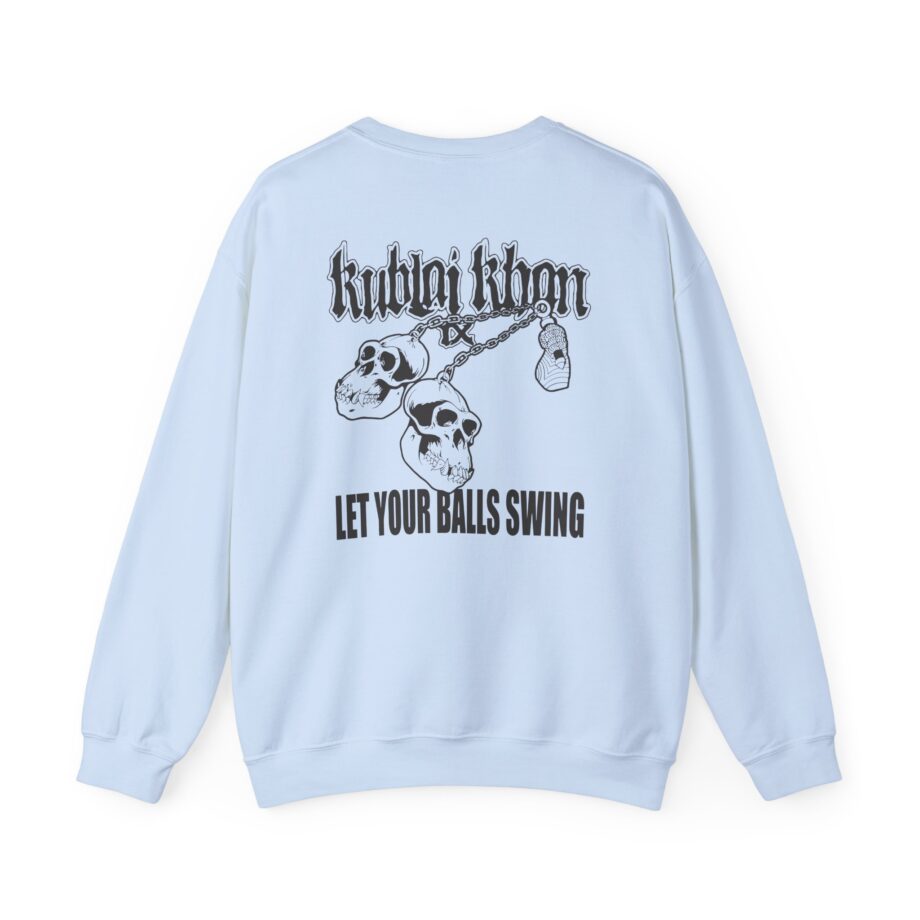Kublai Khan - Let Your Balls Swing Unisex Heavy Blend™ Crewneck Sweatshirt