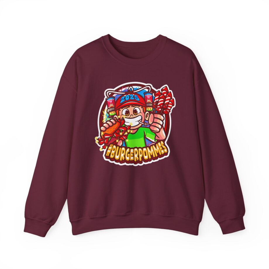 Burger Pommes Unisex Heavy Blend™ Crewneck Sweatshirt