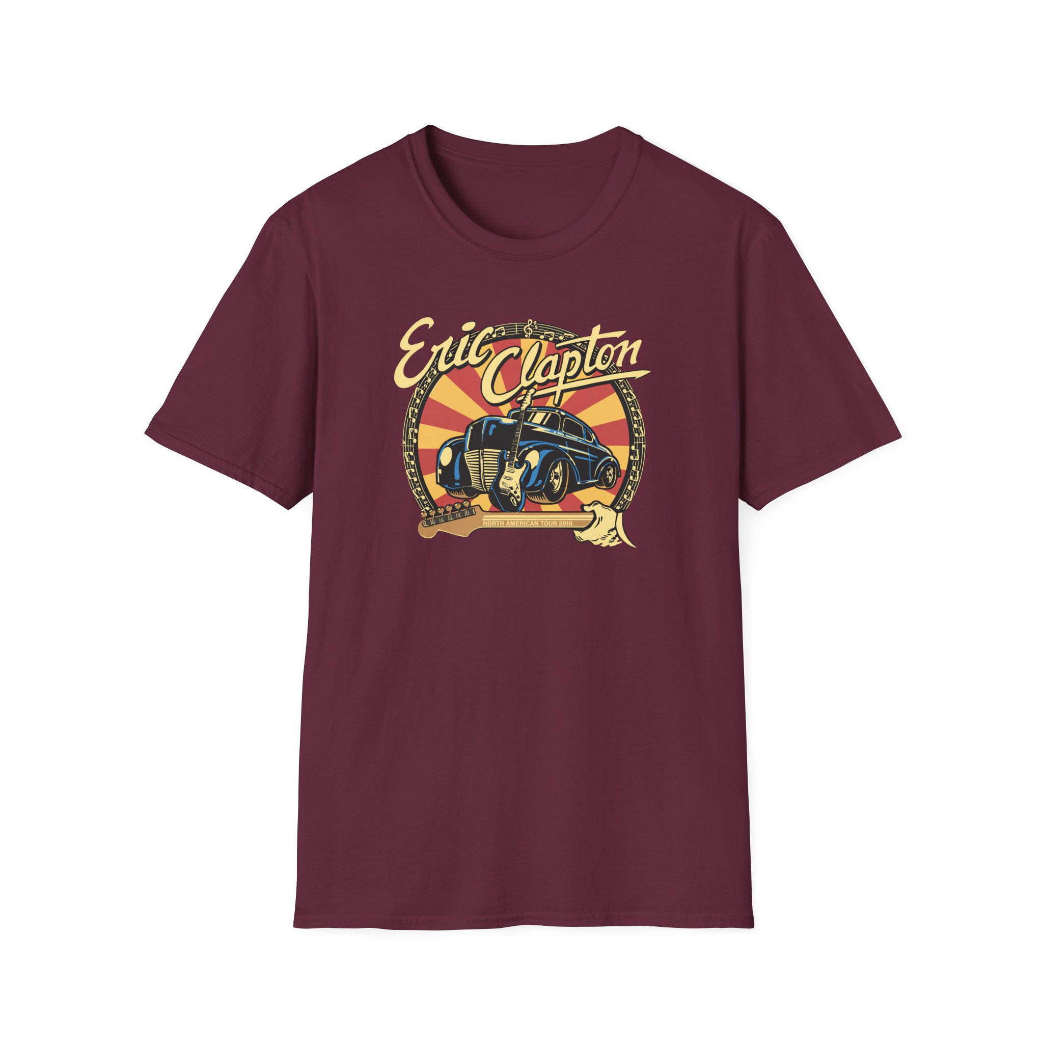 Eric Clapton 2010 North American Tour Unisex Softstyle T-Shirt