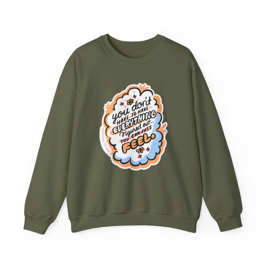 Heartstopper You Can Just Feel Unisex Heavy Blend™ Crewneck Sweatshirt