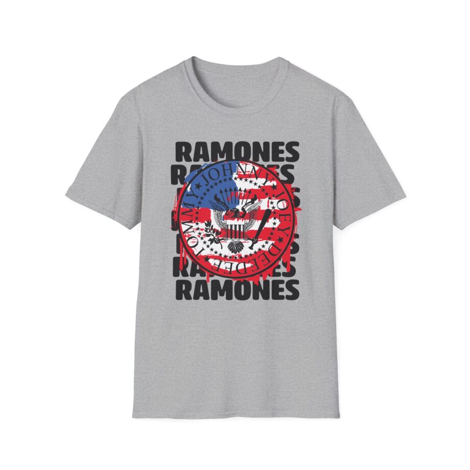 Ramones US Flag Unisex Softstyle T-Shirt