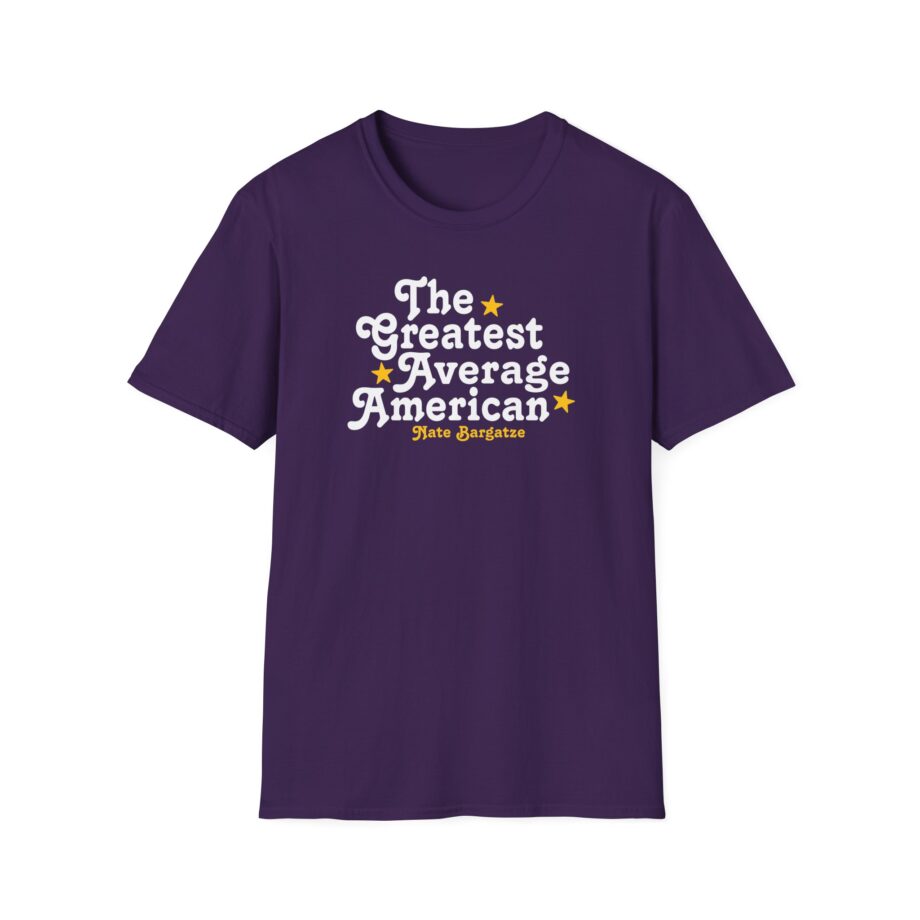 The Greatest Average American Nate Bargatze Unisex Softstyle T-Shirt