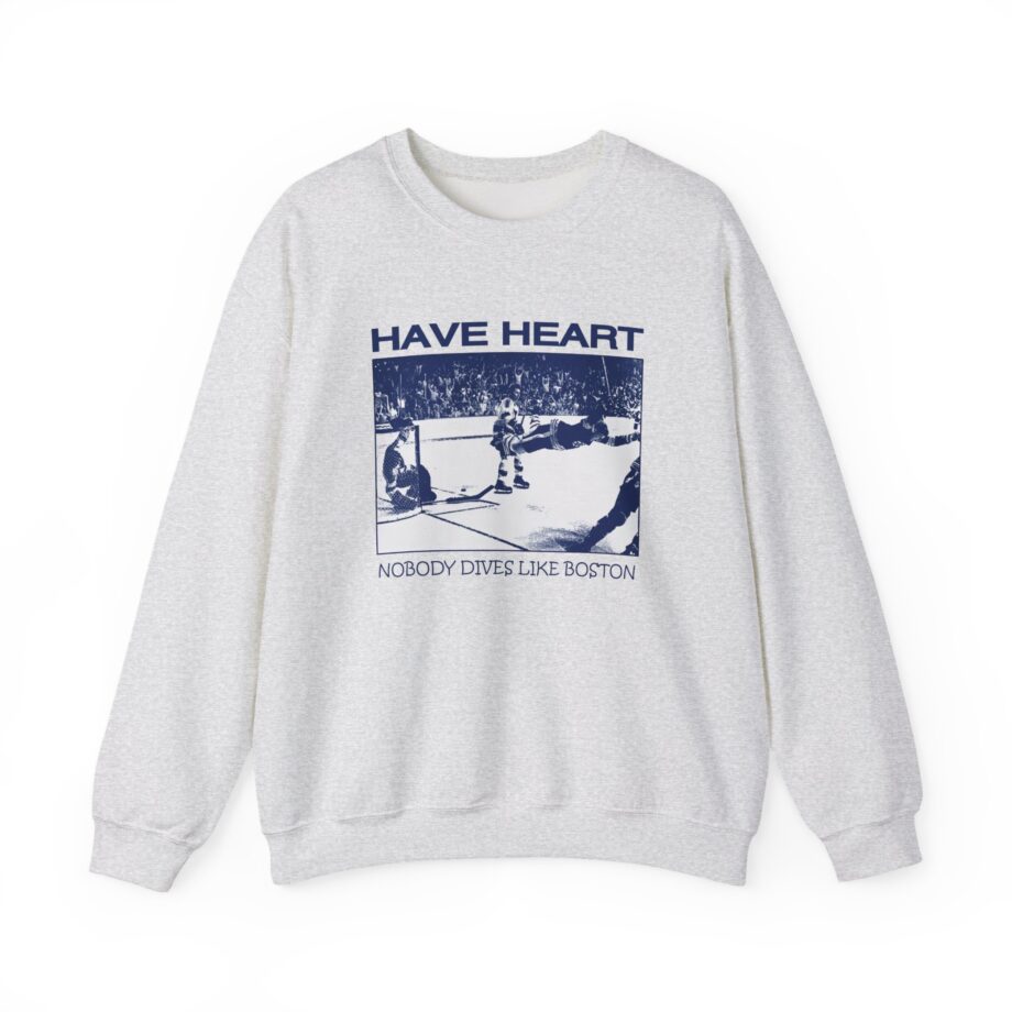 Have Heart Nobody Dives Like Boston Unisex Heavy Blend™ Crewneck Sweatshirt