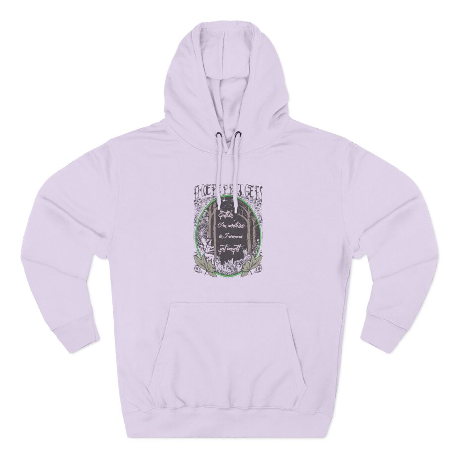 Phoebe Bridgers Ether Tin Cartels on I Wanna Get Caught Three-Panel Fleece Hoodie